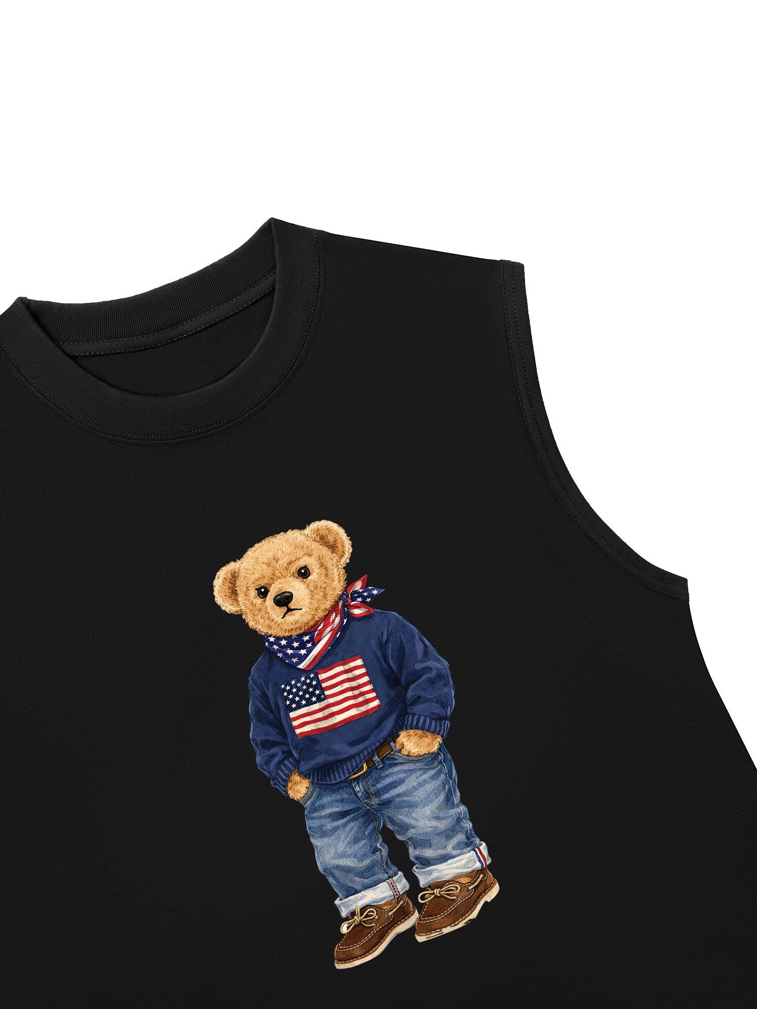 Áo Ba Lỗ Relaxed Fit America Boy