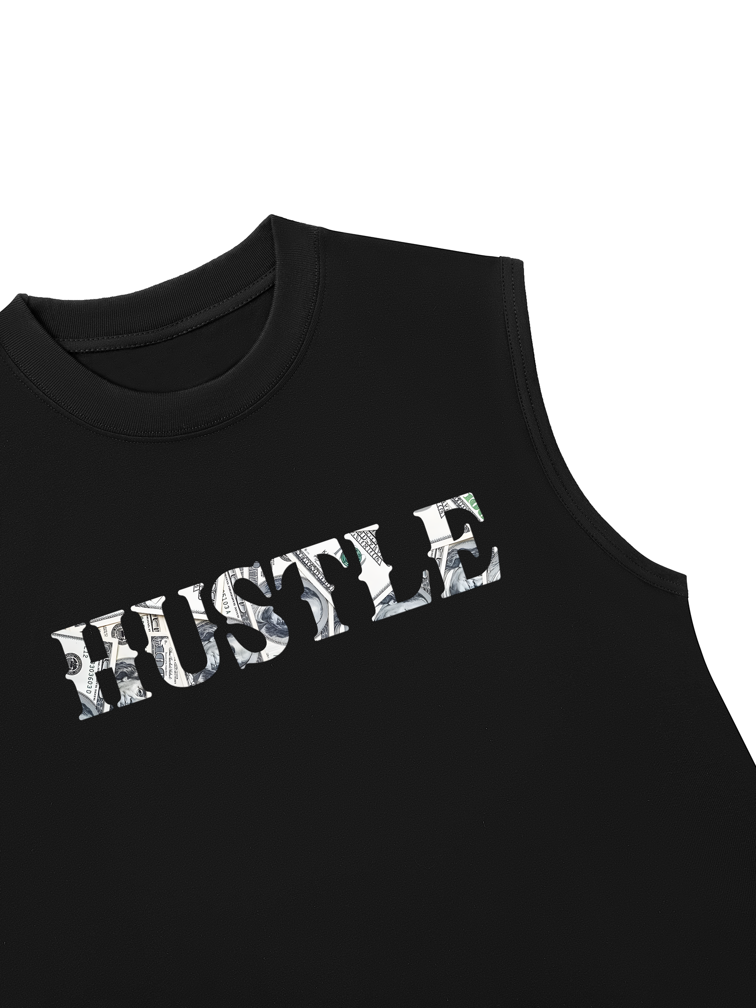 Áo Ba Lỗ Relaxed Fit Money Background Hustle