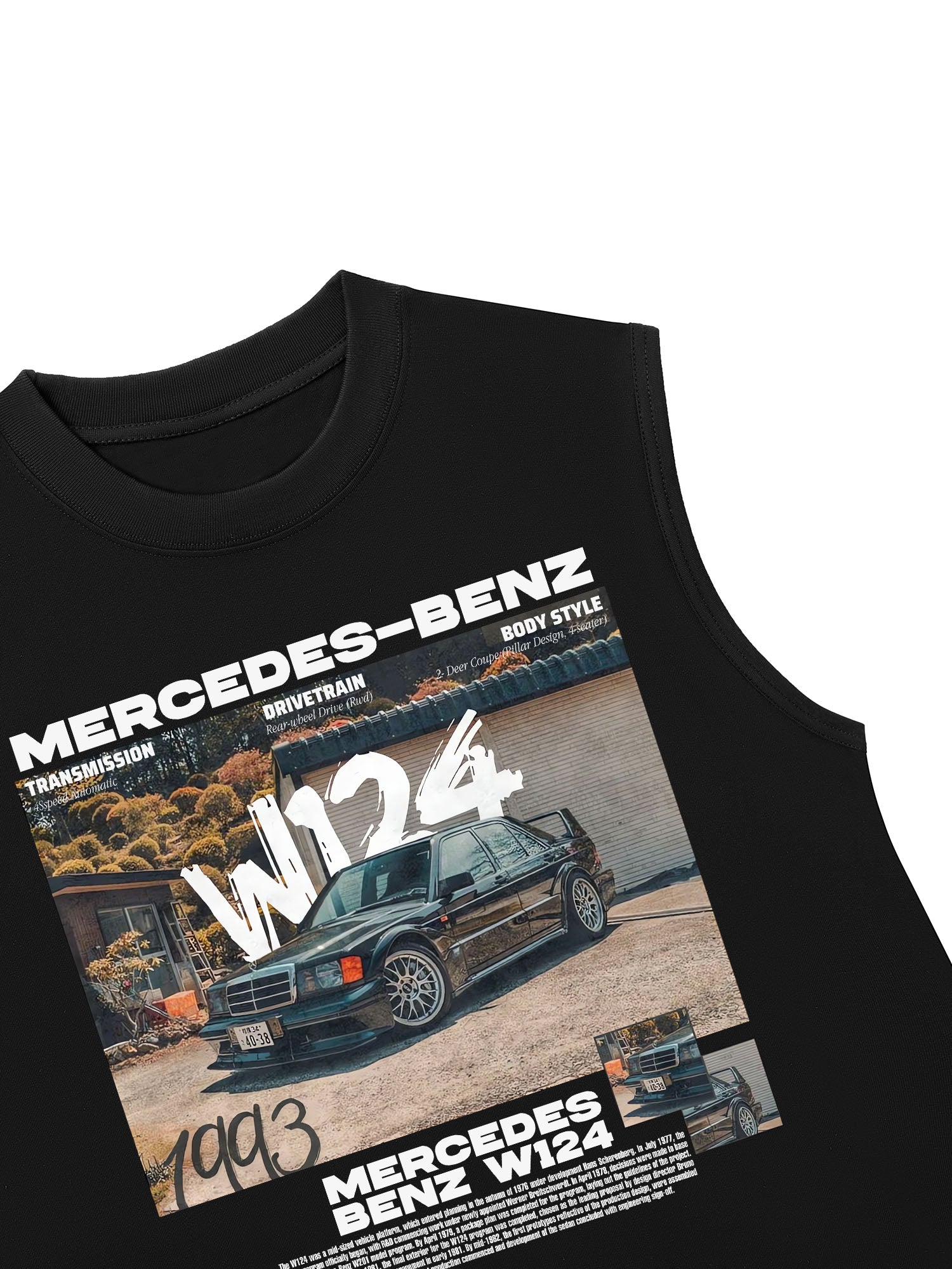 Áo Ba Lỗ Relaxed Fit Mercedes W124 1993