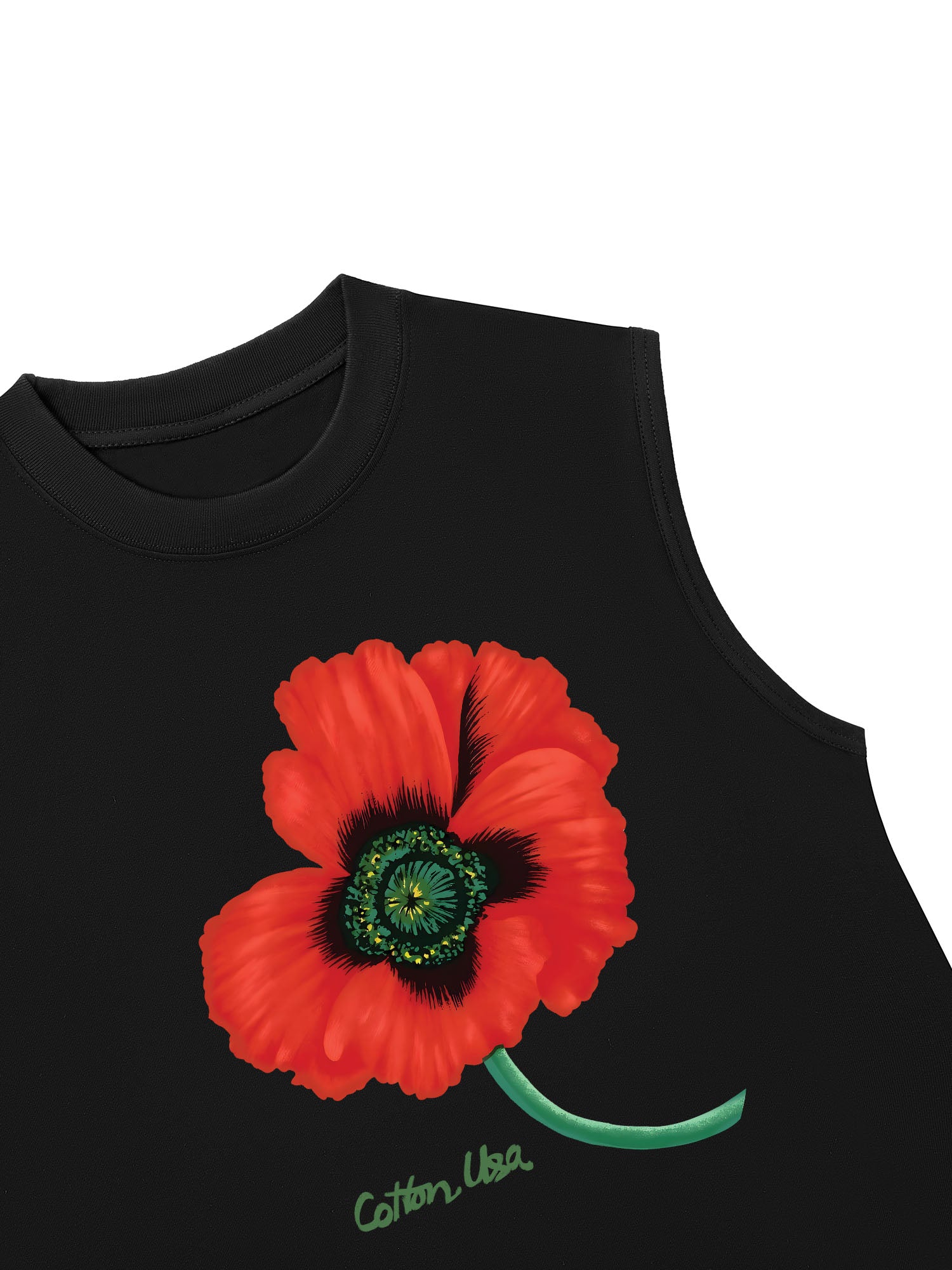 Áo Ba Lỗ Relaxed Fit Floral Red