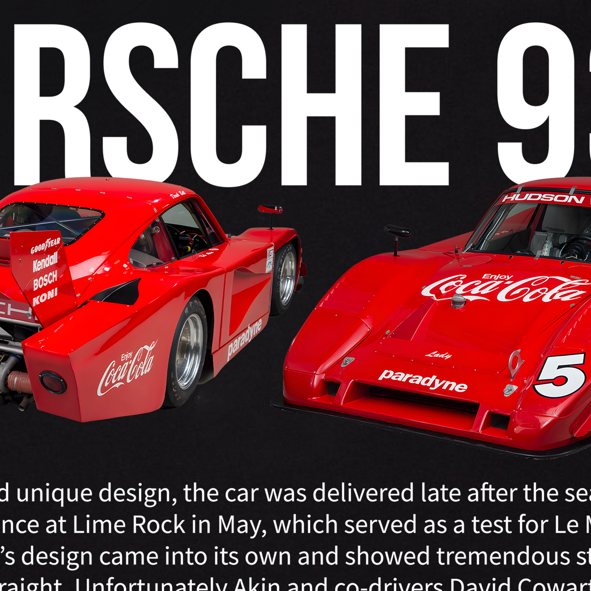 Áo Thun Oversize Porsche 935 Coca Cola