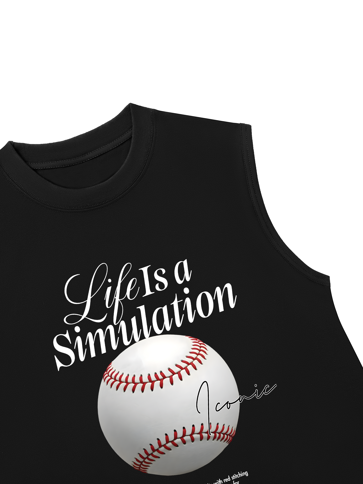 Áo Ba Lỗ Relaxed Fit Baseball Simulation