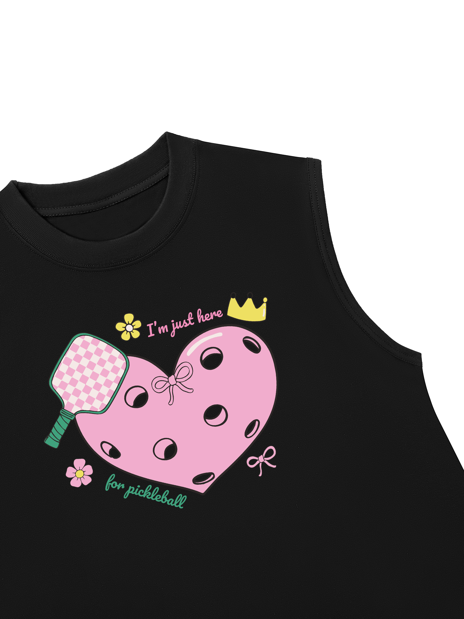 Áo Ba Lỗ Relaxed Fit I_m Just Here For Pickleball