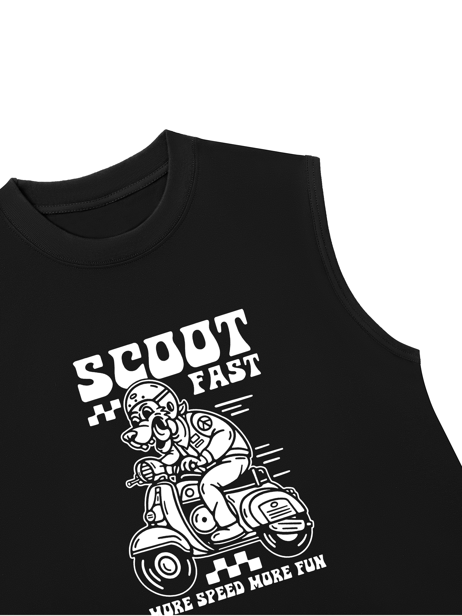 Áo Ba Lỗ Relaxed Fit Scoot Fast