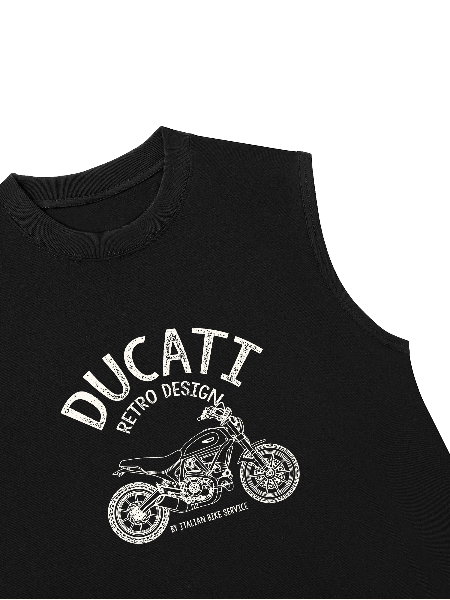 Áo Ba Lỗ Relaxed Fit Ducati Vintage Vibes