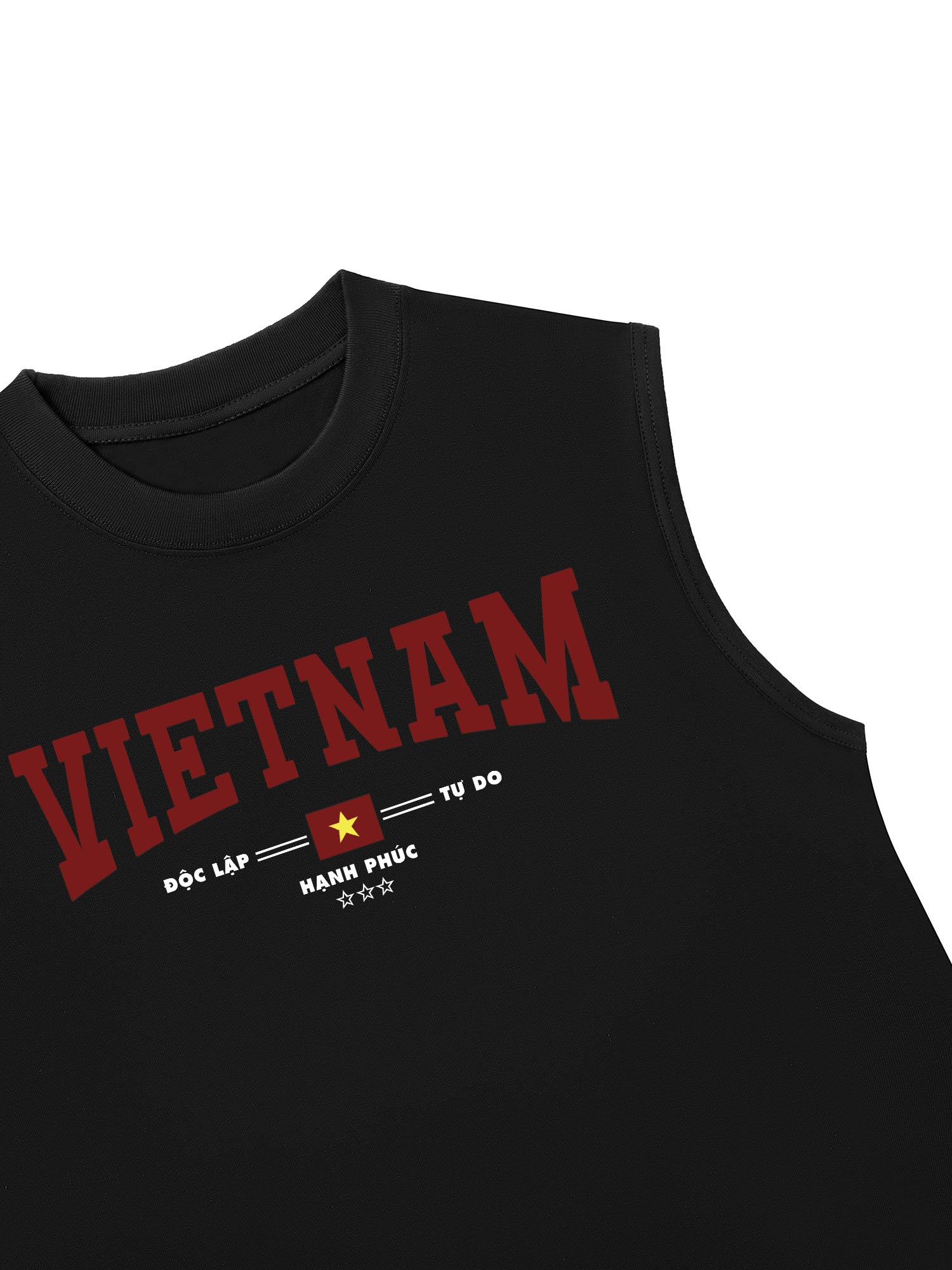 Áo Ba Lỗ Relaxed Fit Việt Nam Độc lập - Tự Do - Hạnh Phúc 3