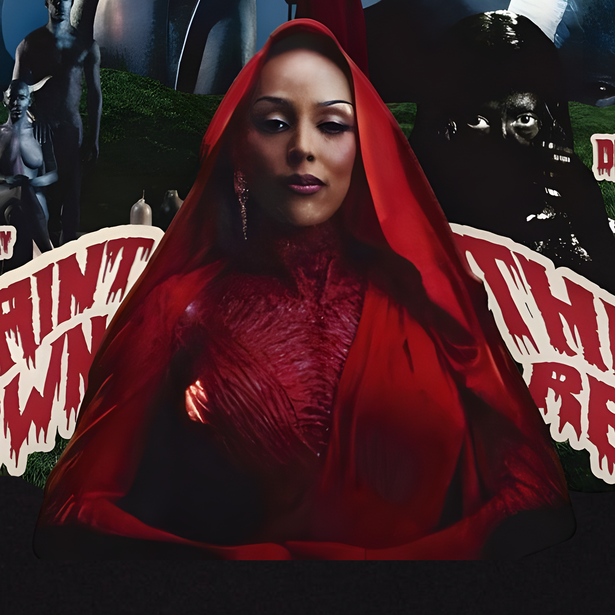 Áo Thun Oversize Rapper Doja Cat Red Town