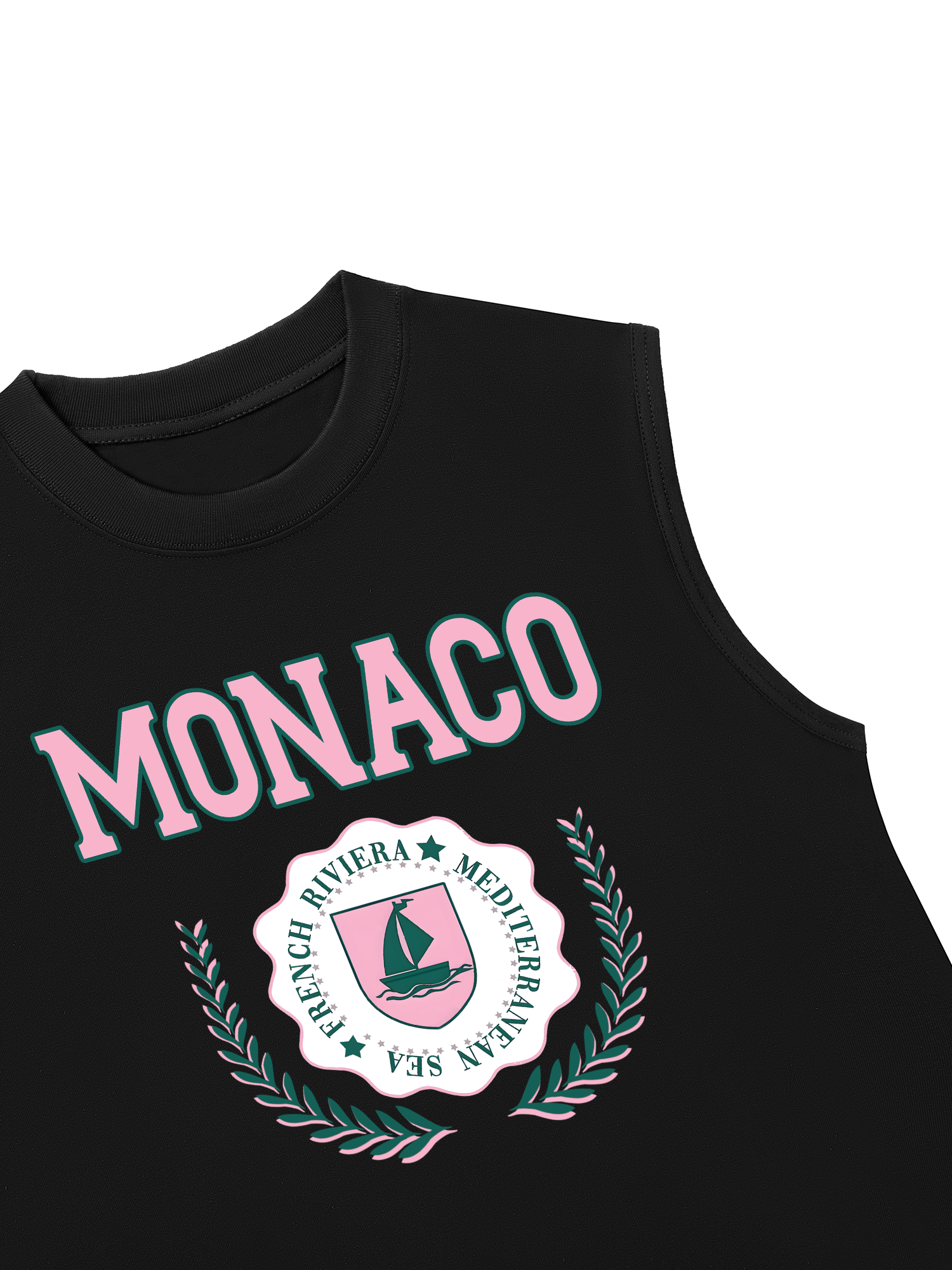 Áo Ba Lỗ Relaxed Fit City Pink Monaco