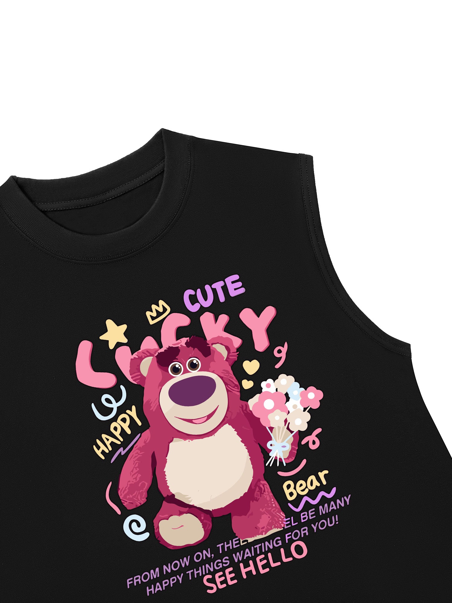 Áo Ba Lỗ Relaxed Fit Lucky Bear