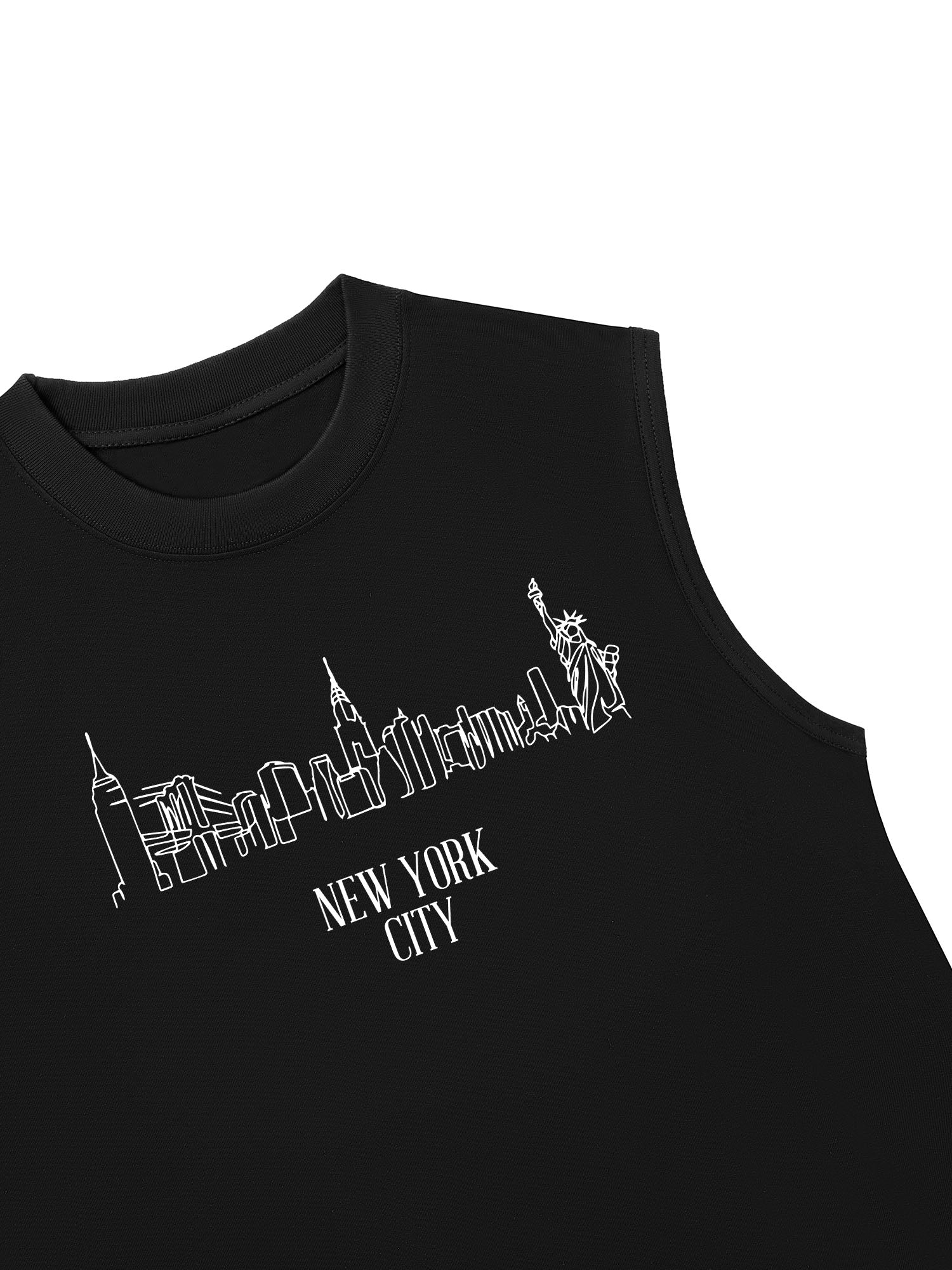 Áo Ba Lỗ Relaxed Fit New York Minimalist