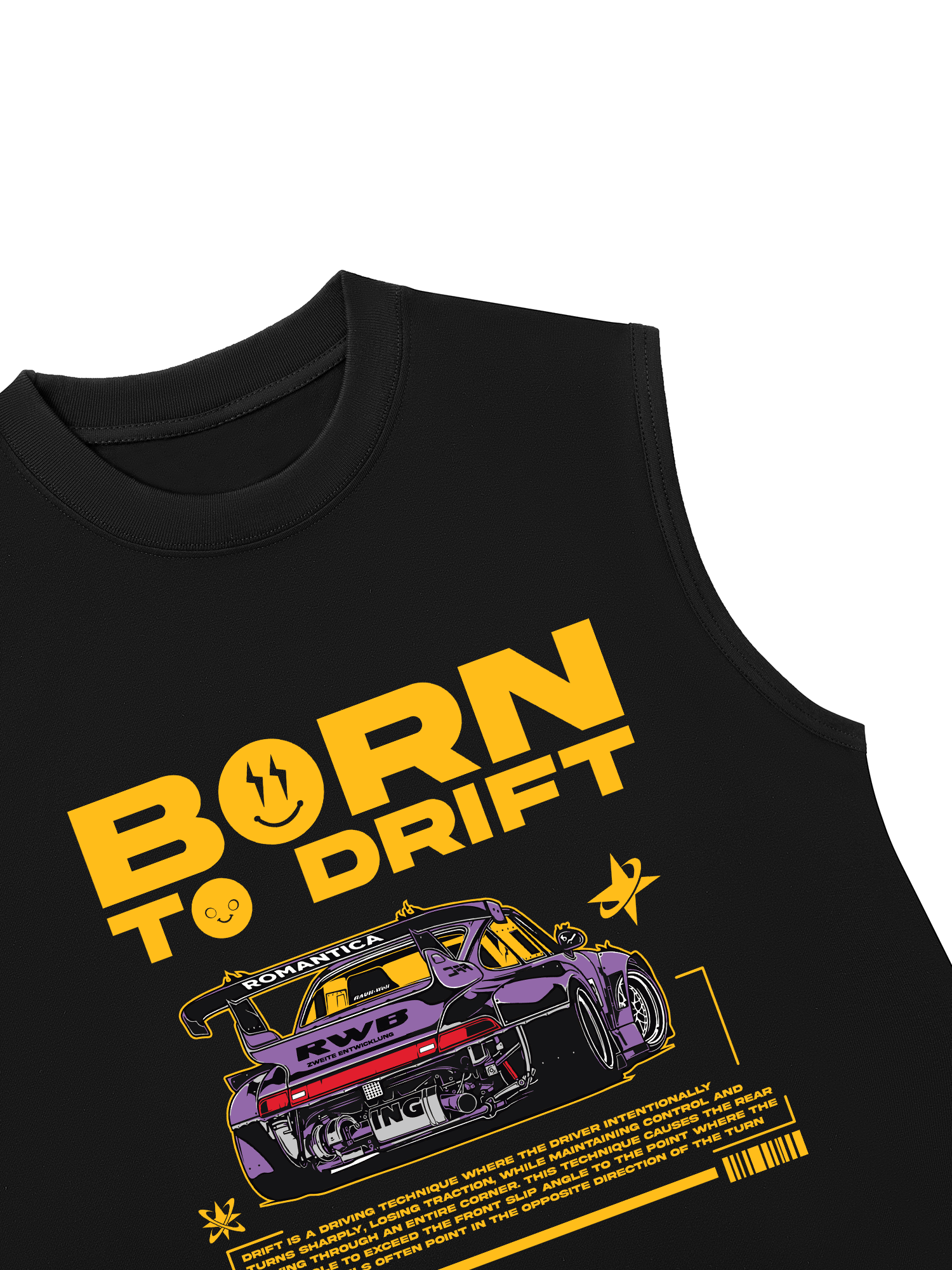 Áo Ba Lỗ Relaxed Fit Porsche Born To Drift