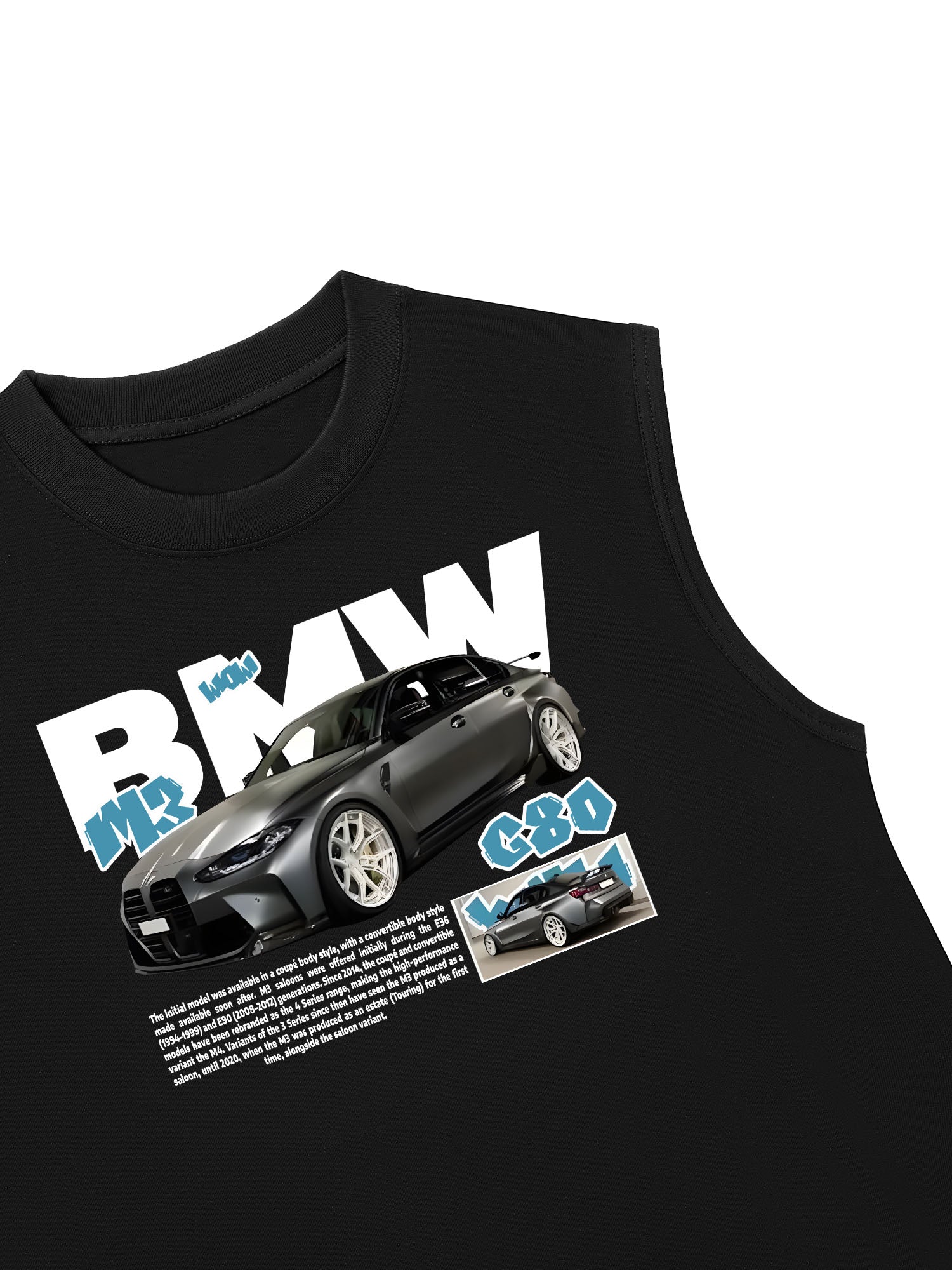 Áo Ba Lỗ Relaxed Fit BMW M3 G80 Gravity
