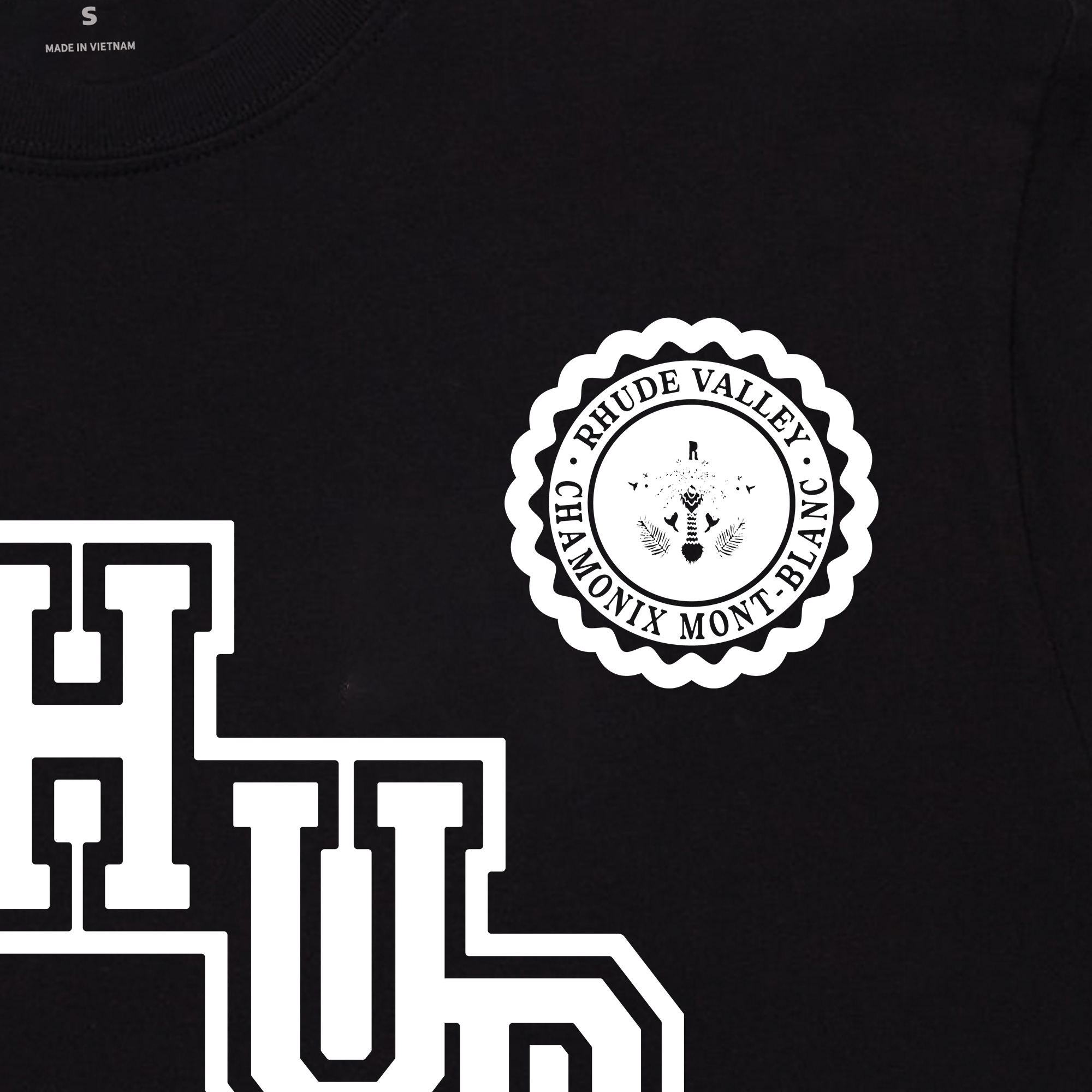 Áo Thun Oversize RHUDE COLLEGIATE CREST