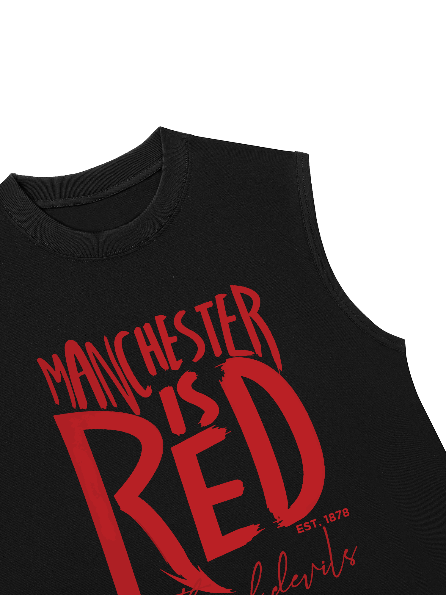 Áo Ba Lỗ Relaxed Fit Manchester is Red