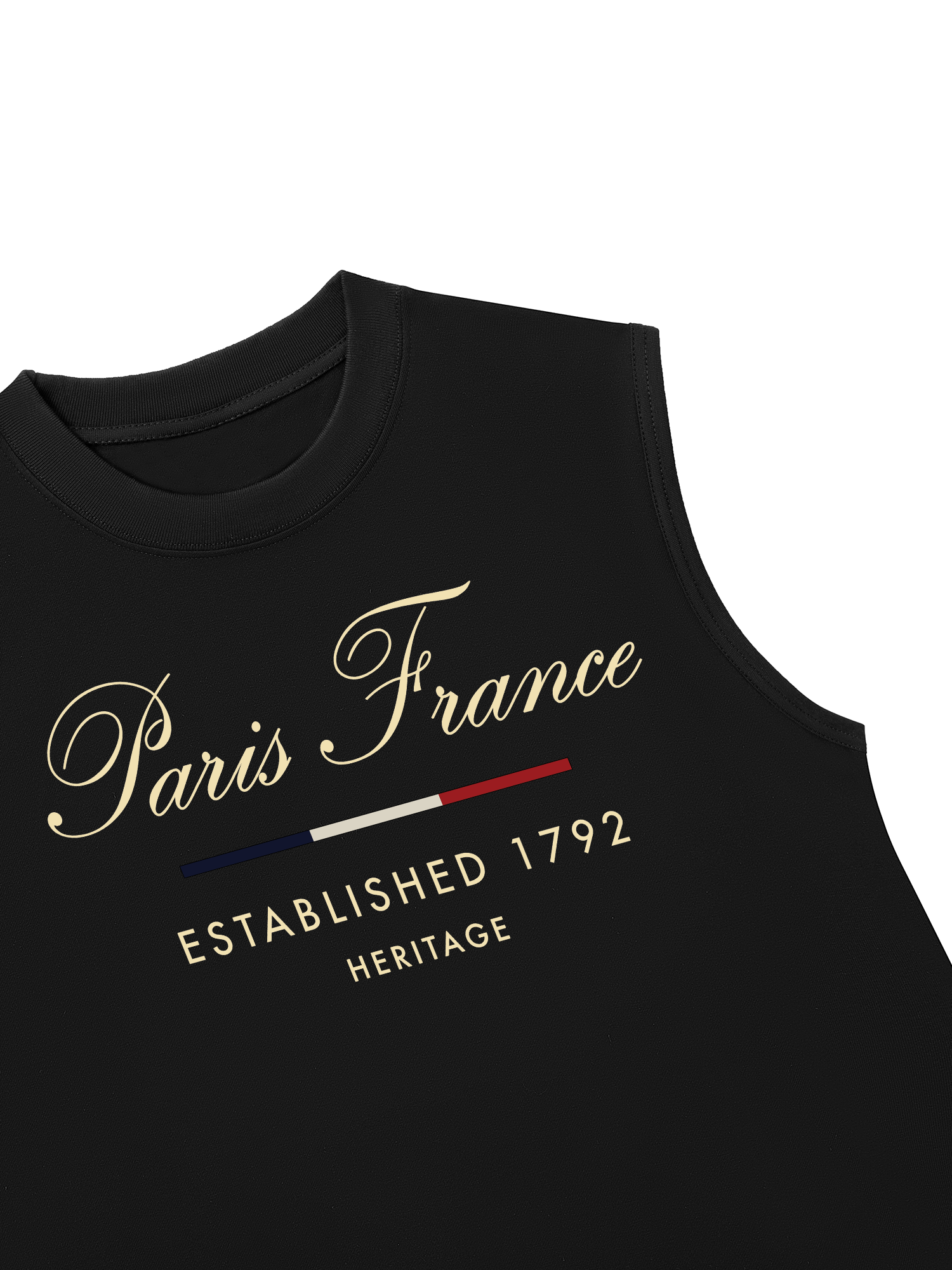 Áo Ba Lỗ Relaxed Fit Paris France