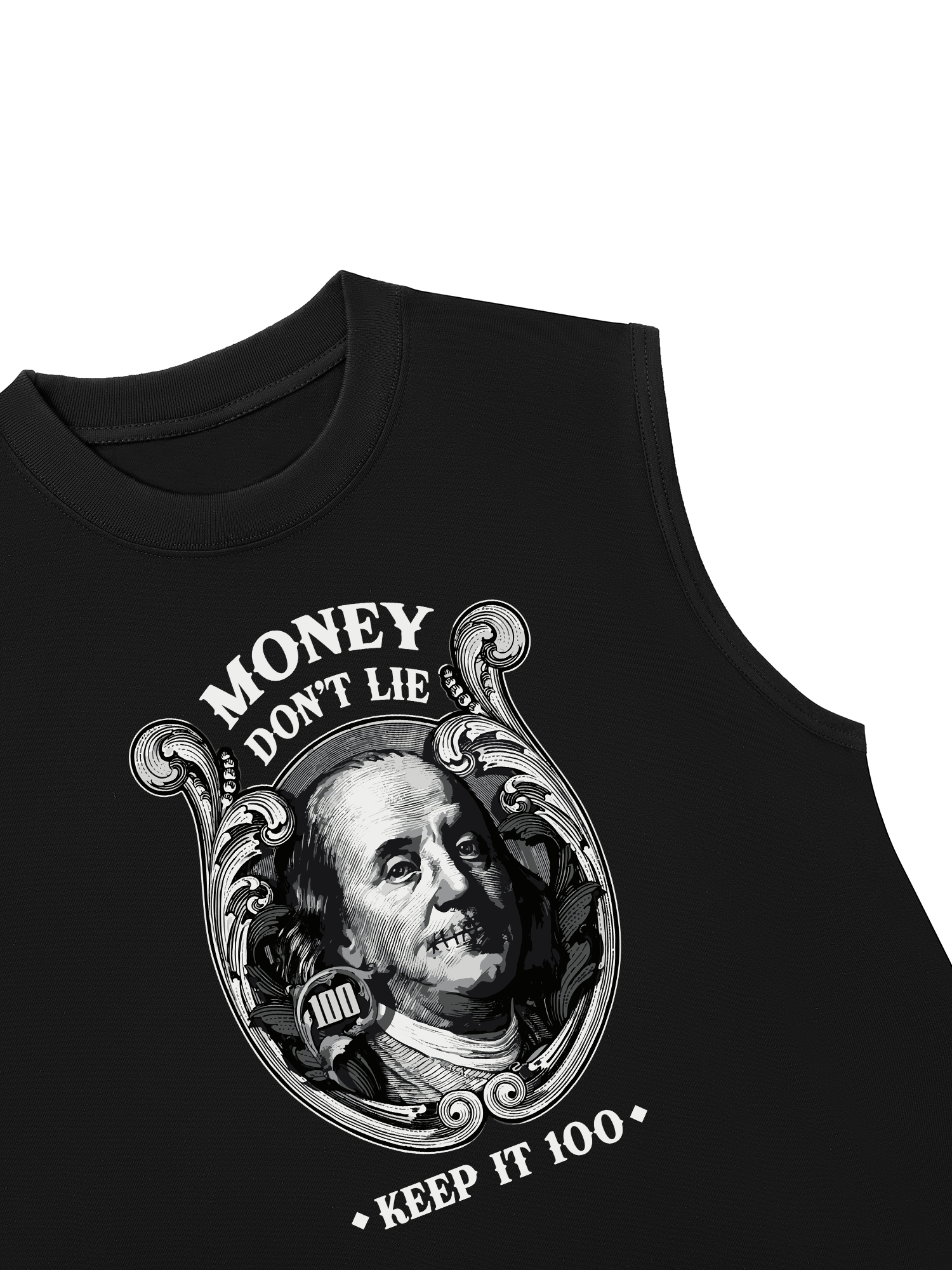 Áo Ba Lỗ Relaxed Fit Money Don_t Lie