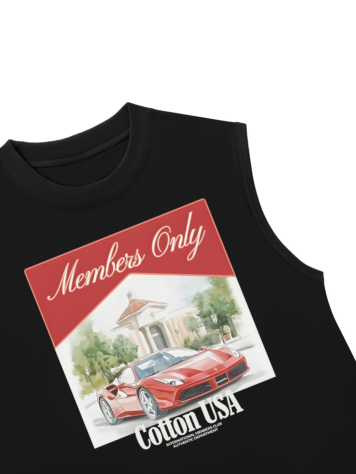 Áo Ba Lỗ Relaxed Fit Ferrari Members Only