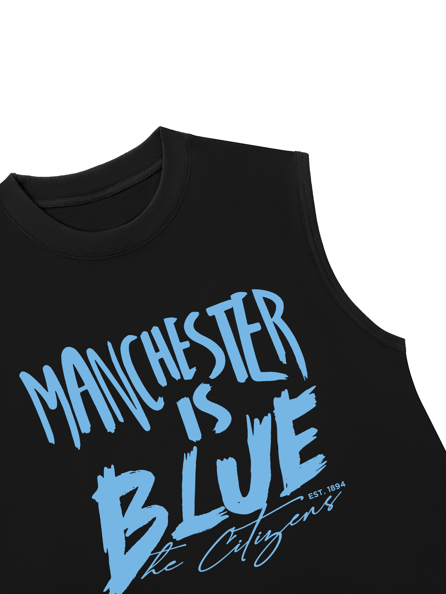 Áo Ba Lỗ Relaxed Fit Manchester is Blue