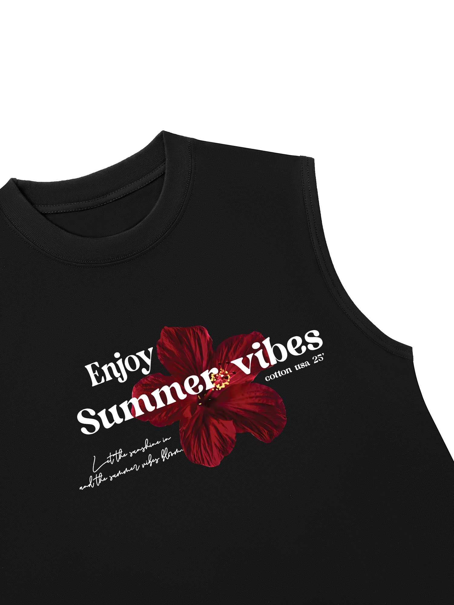 Áo Ba Lỗ Relaxed Fit Floral Enjoy Summer