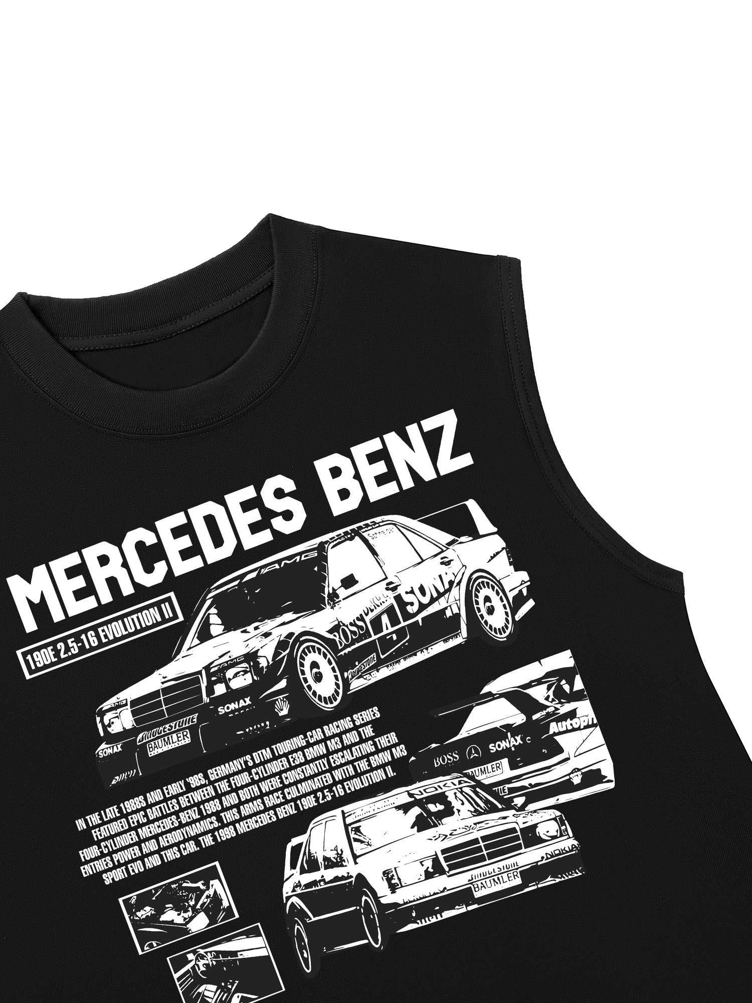 Áo Ba Lỗ Relaxed Fit Mercedes Evolution II
