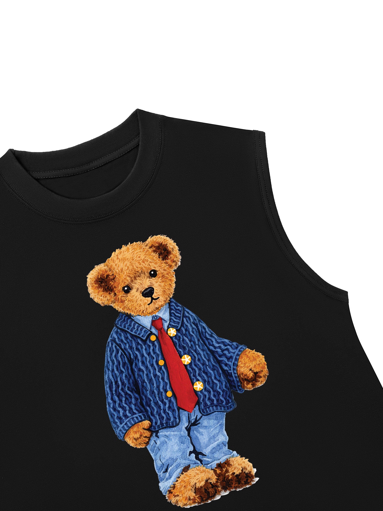Áo Ba Lỗ Relaxed Fit Soft Boy Bear
