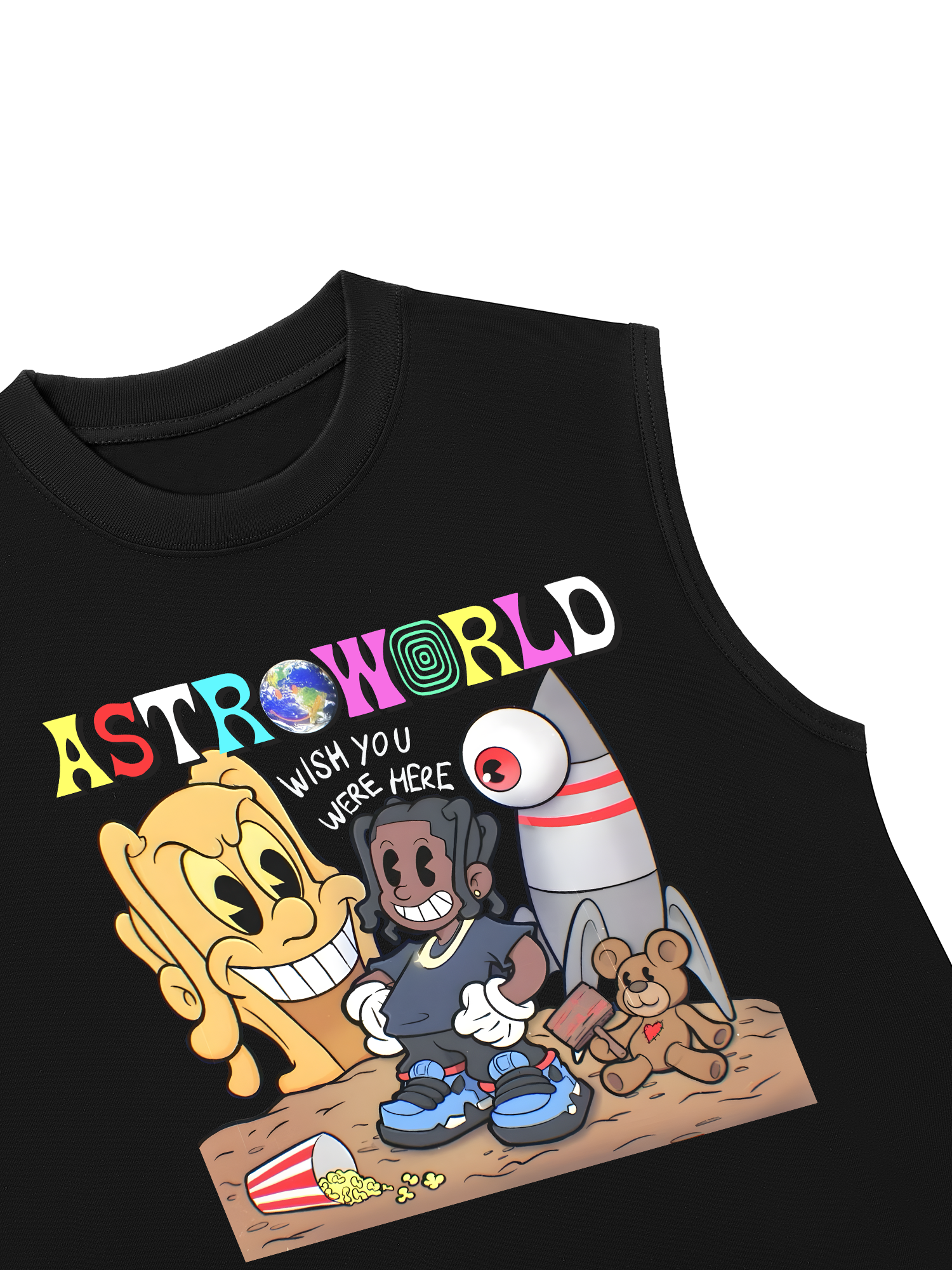 Áo Ba Lỗ Relaxed Fit Astroworld Travis