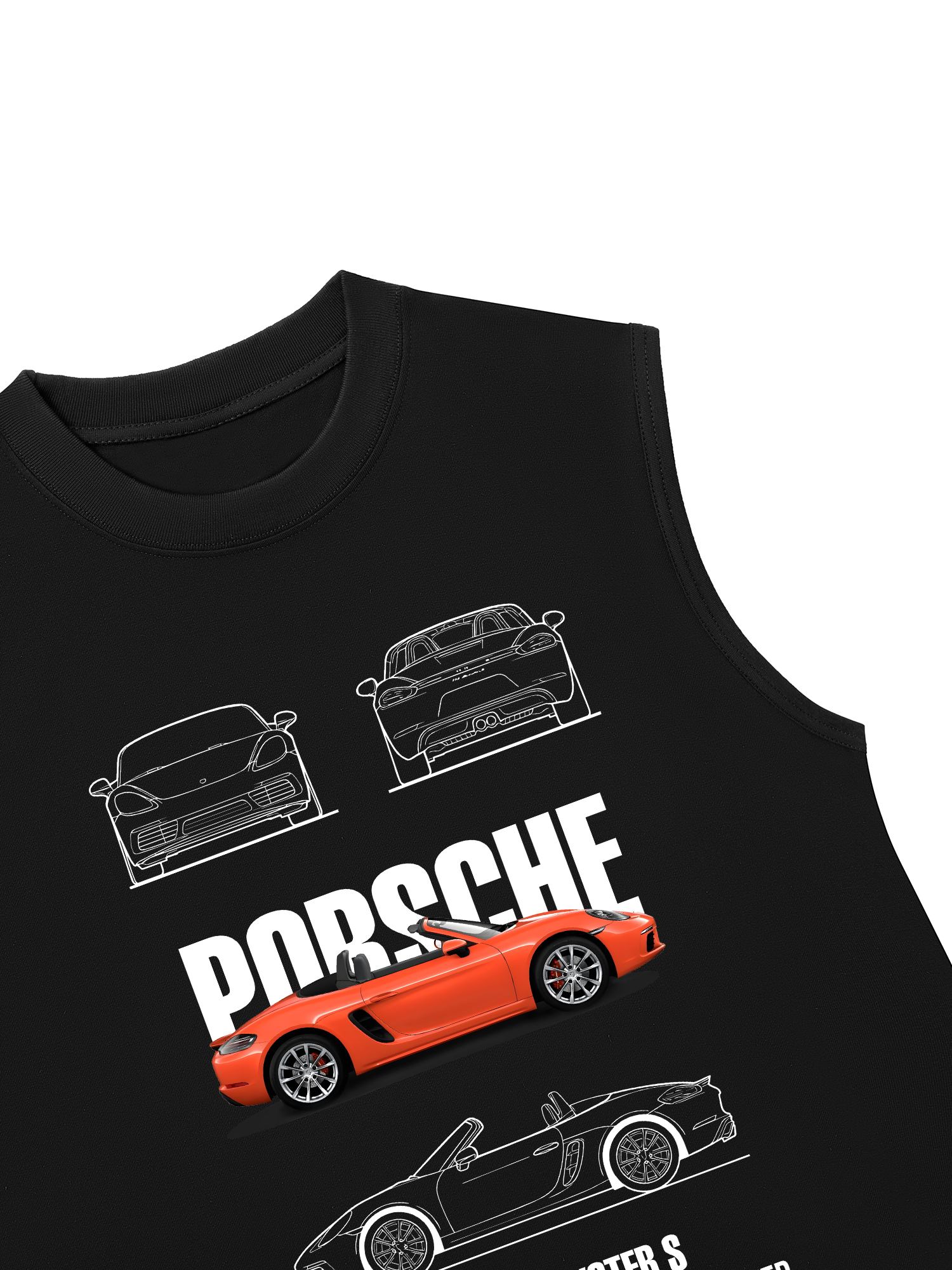 Áo Ba Lỗ Relaxed Fit Porsche 718 BOXSTER S