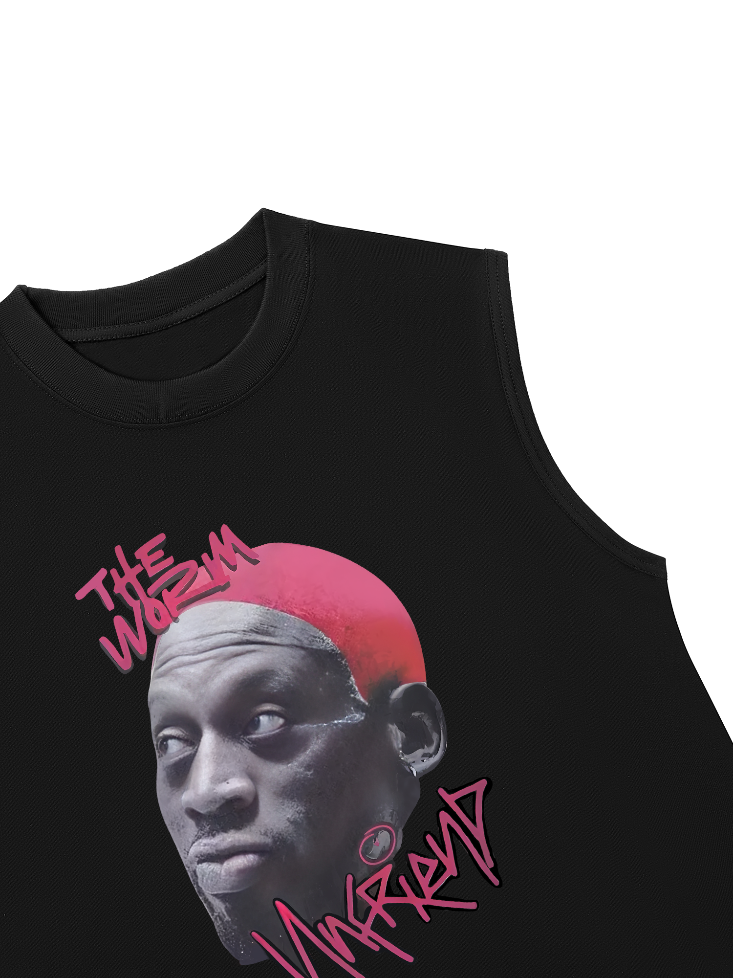 Áo Ba Lỗ Relaxed Fit Hip Hop Streetwear Dennis Rodman Graphic