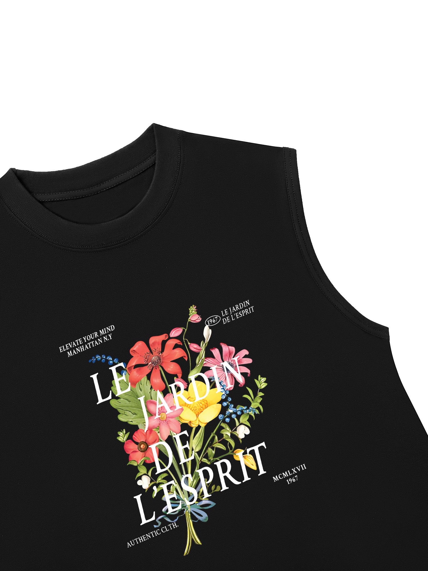 Áo Ba Lỗ Relaxed Fit Floral Authentic