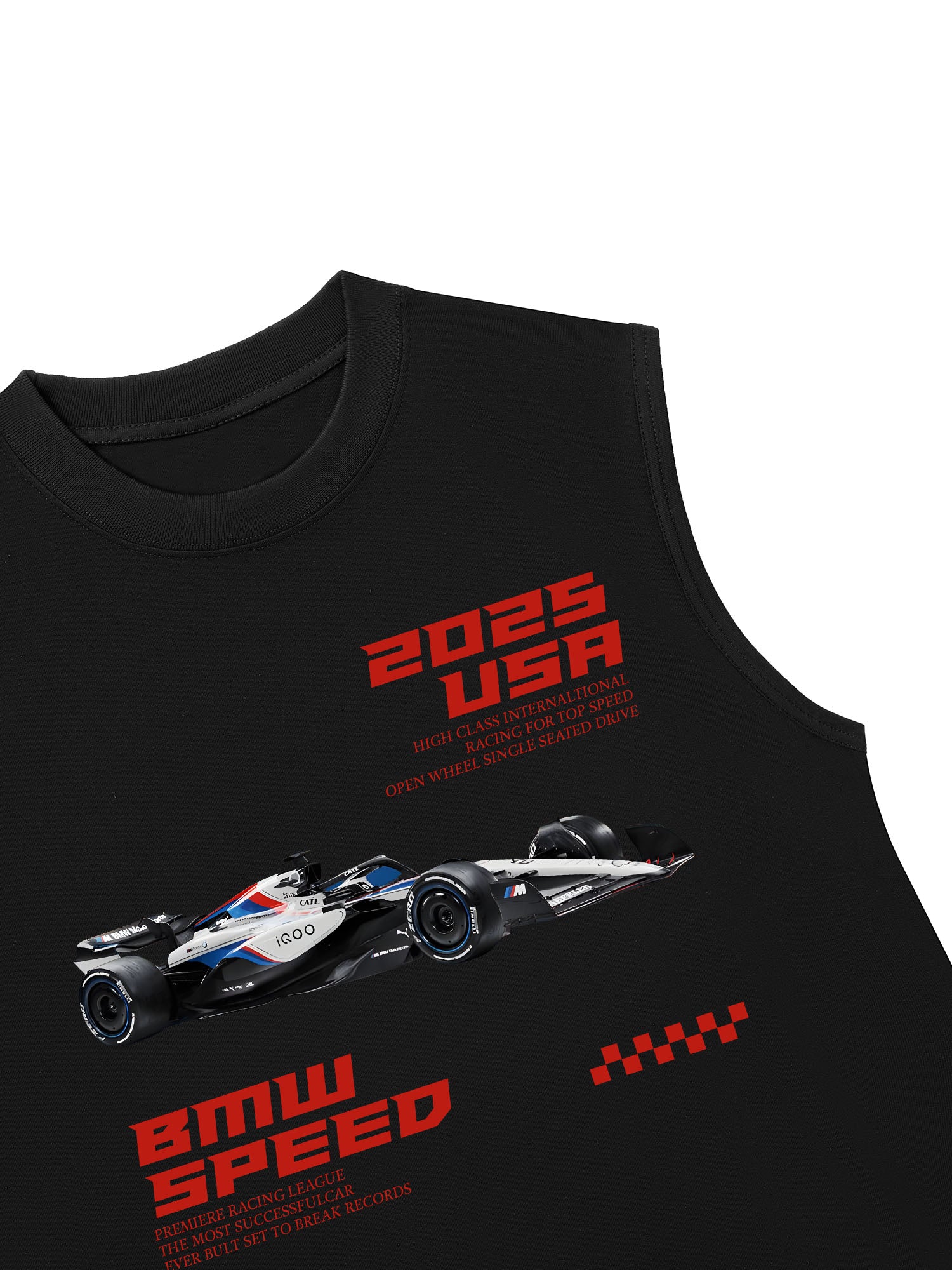 Áo Ba Lỗ Relaxed Fit BMW USA Speed