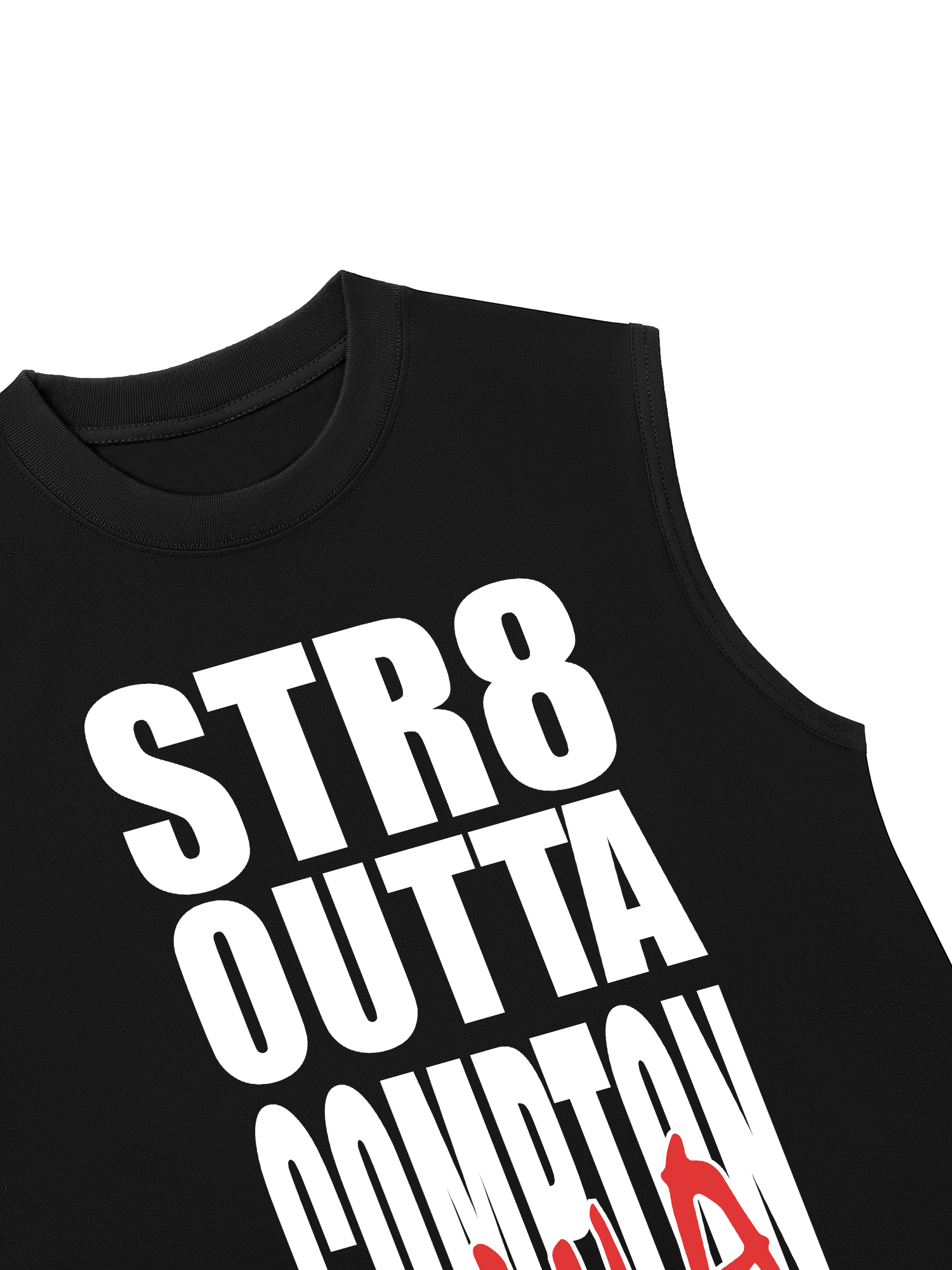 Áo Ba Lỗ Relaxed Fit Rapper NWA Straight Outta Compton Typo