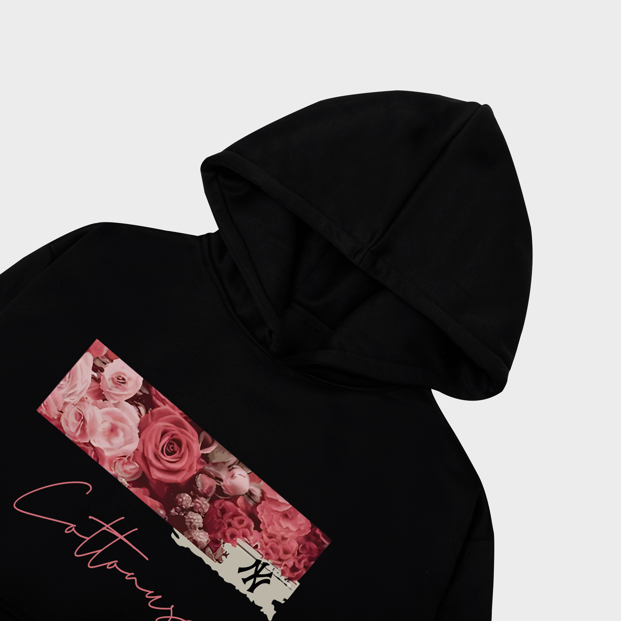 MLB Floral Rose Logo Retro Hoodie