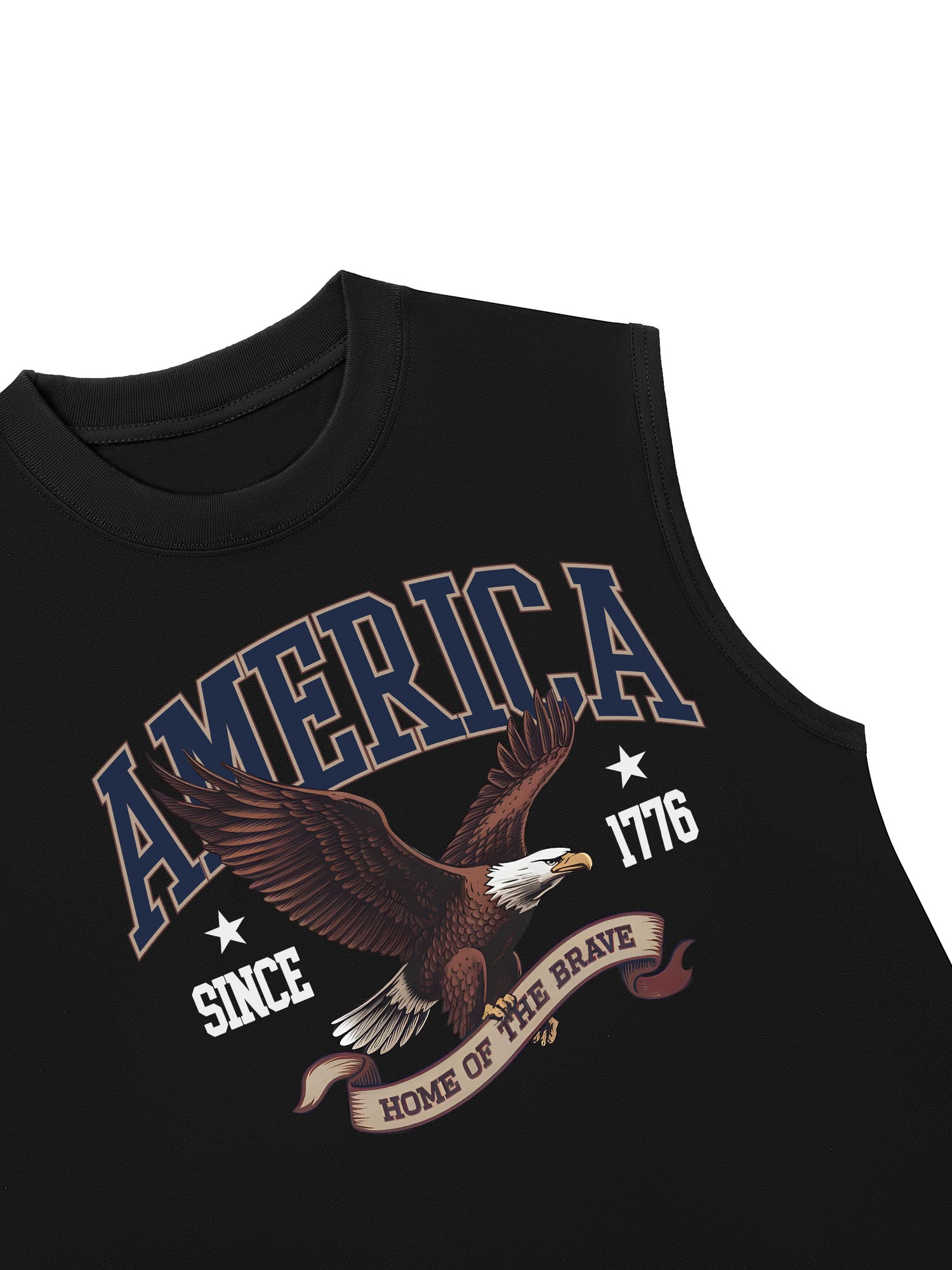 Áo Ba Lỗ Relaxed Fit USA Home Of The Brave