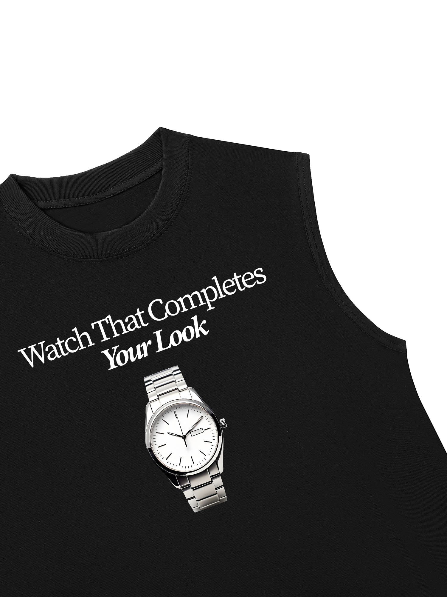 Áo Ba Lỗ Relaxed Fit Watch That Completes