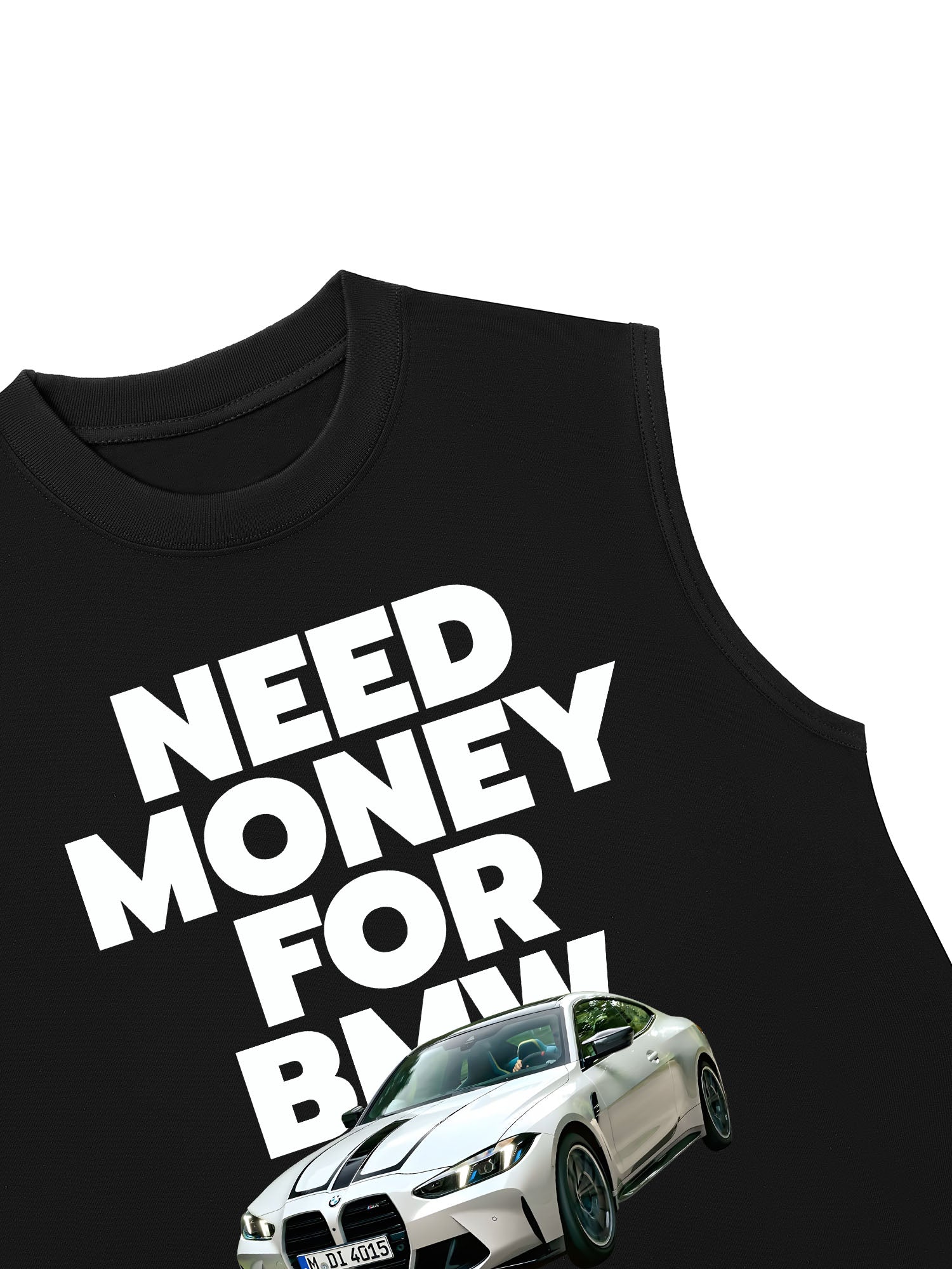 Áo Ba Lỗ Relaxed Fit BMW Need Money For