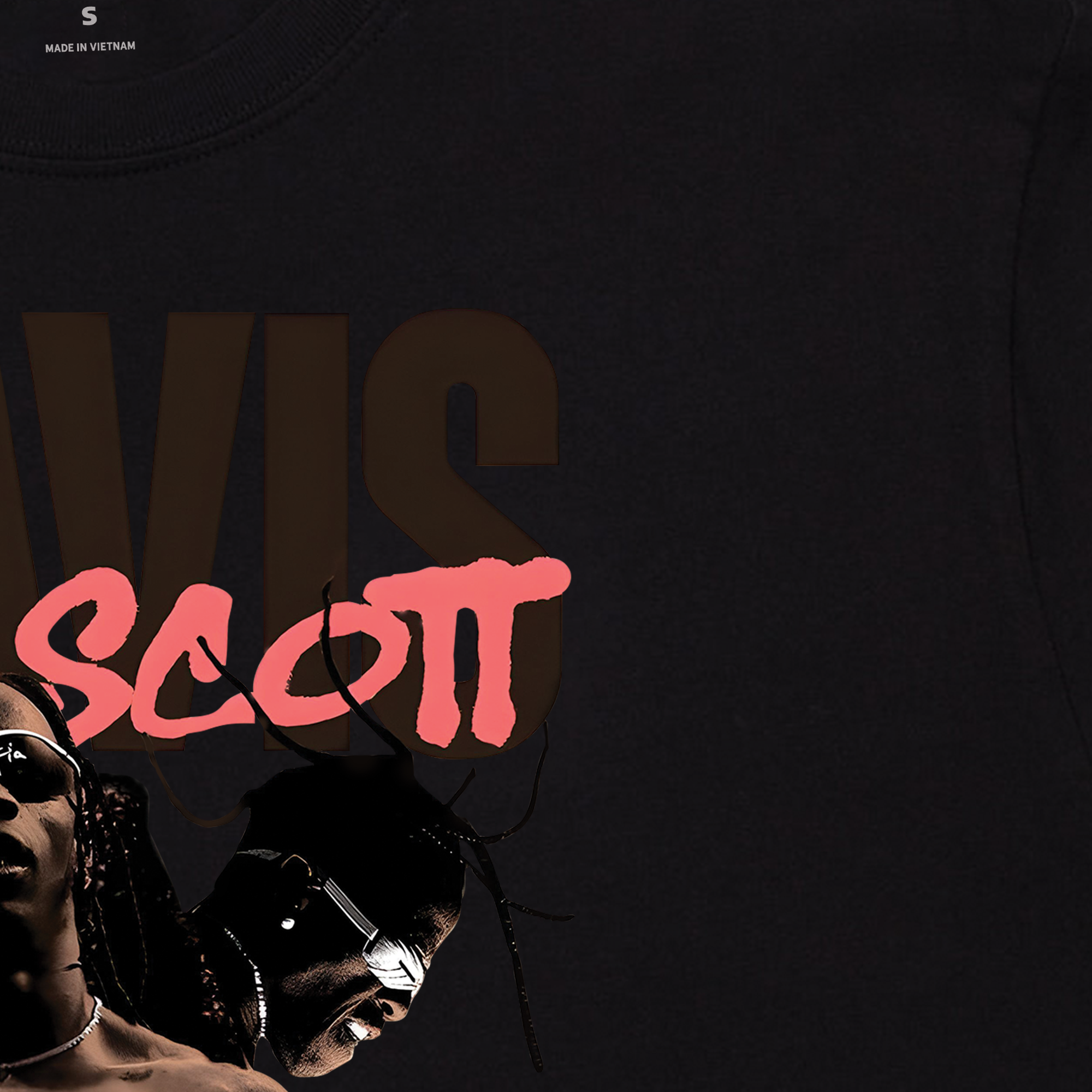 Áo Thun Oversize Rapper  Travis Scott Bootle Rap