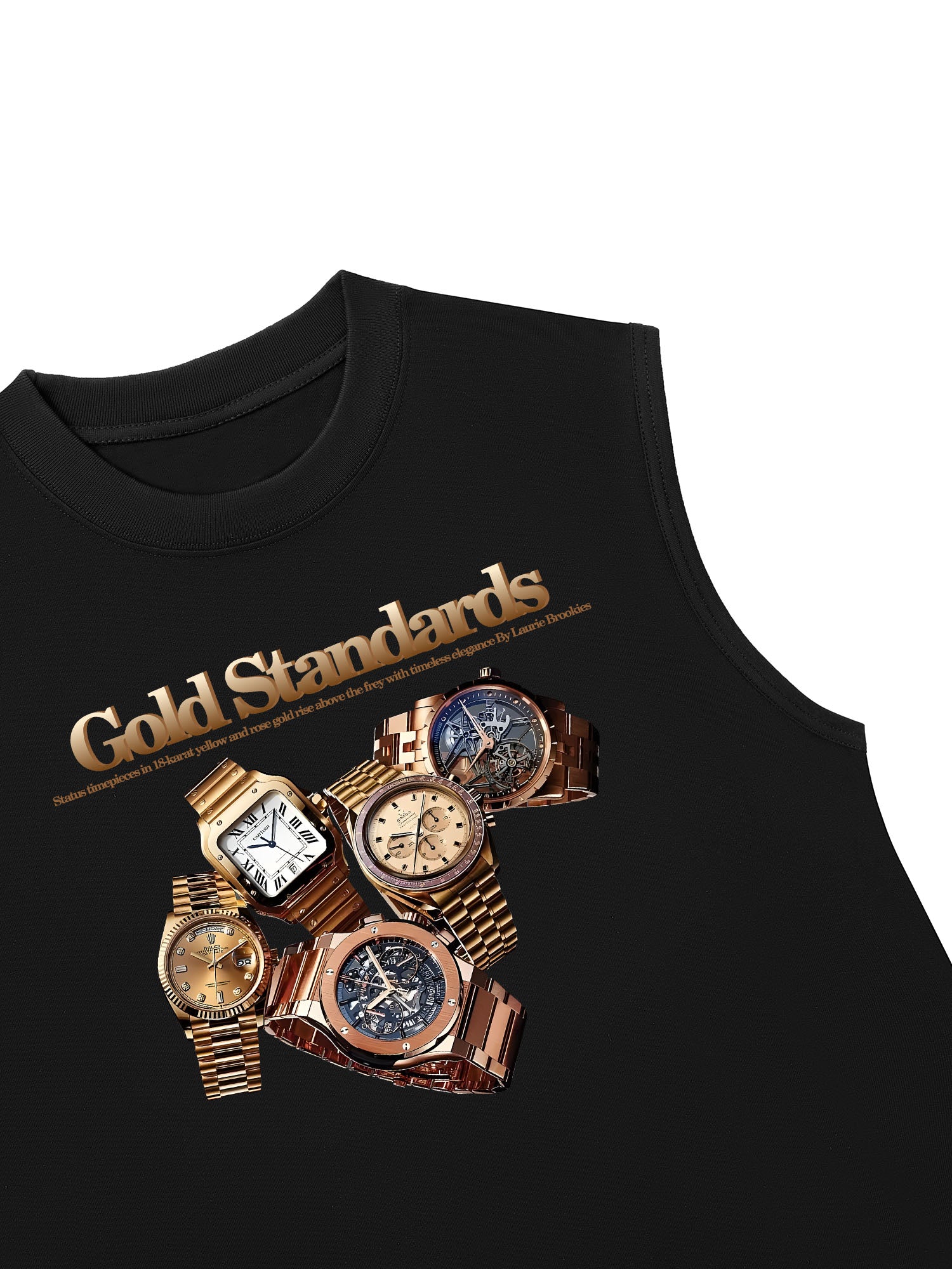 Áo Ba Lỗ Relaxed Fit Watch Gold Standards