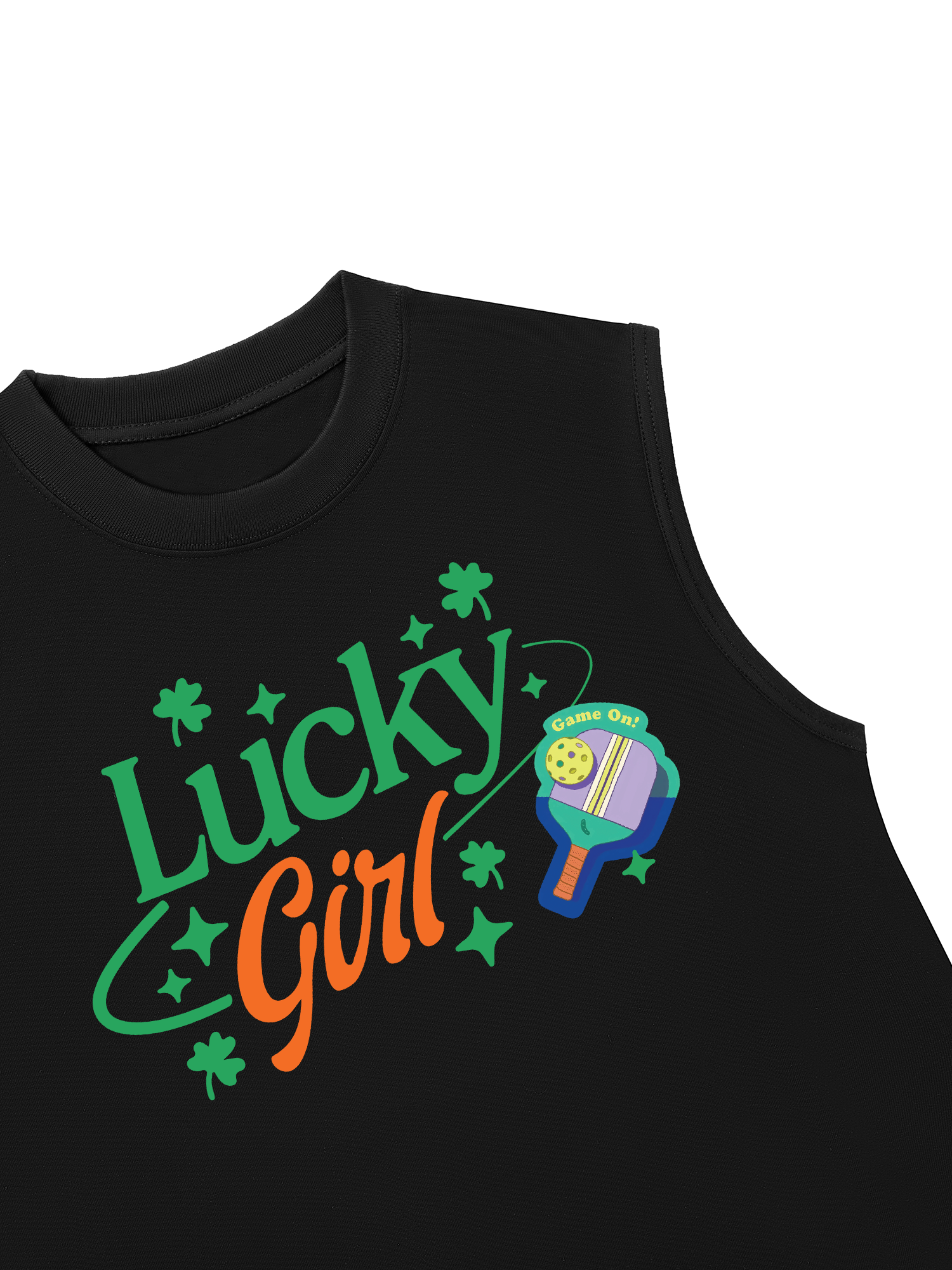 Áo Ba Lỗ Relaxed Fit Pickleball Lucky Girl