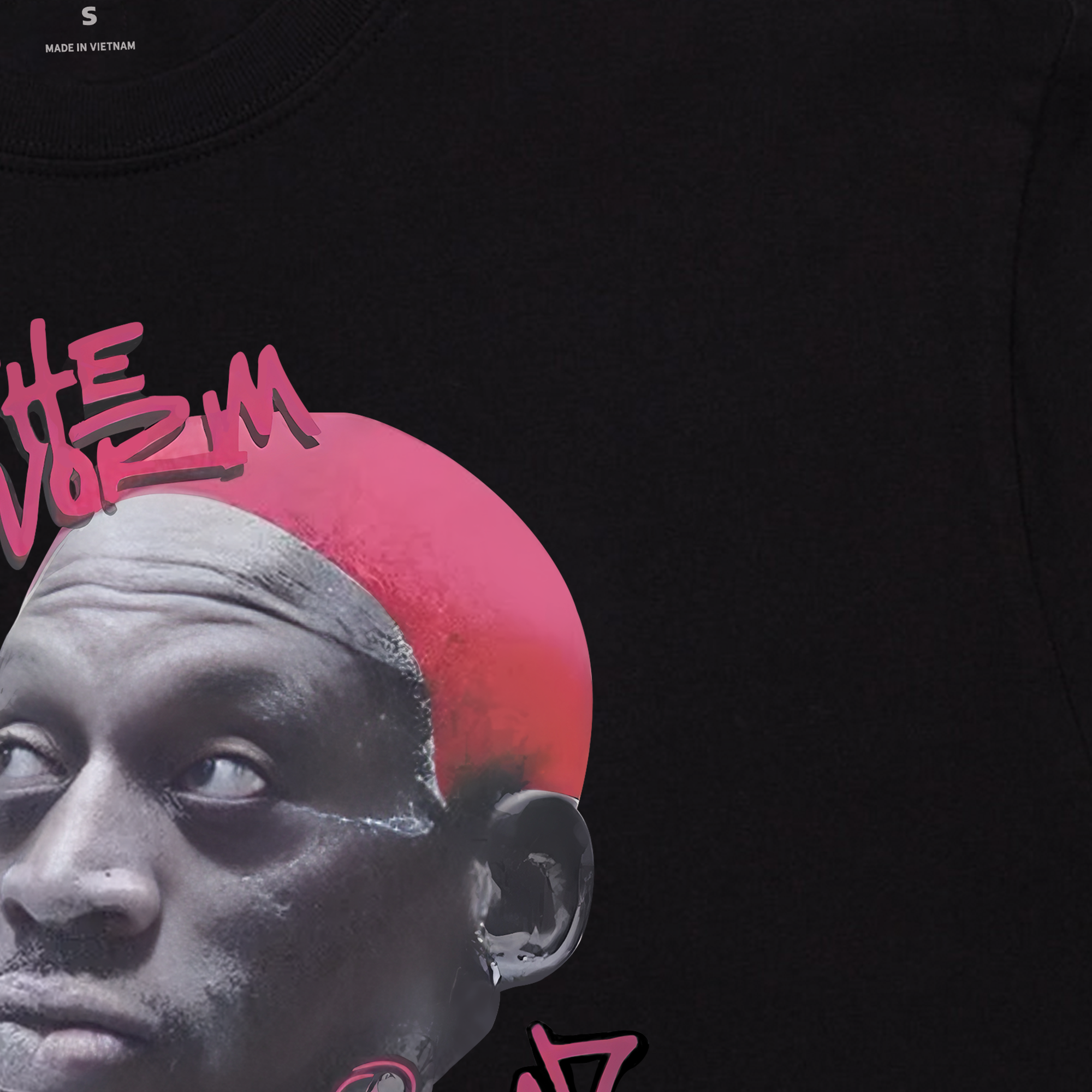 Áo Thun Oversize Rapper Hip Hop Streetwear Dennis Rodman Graphic