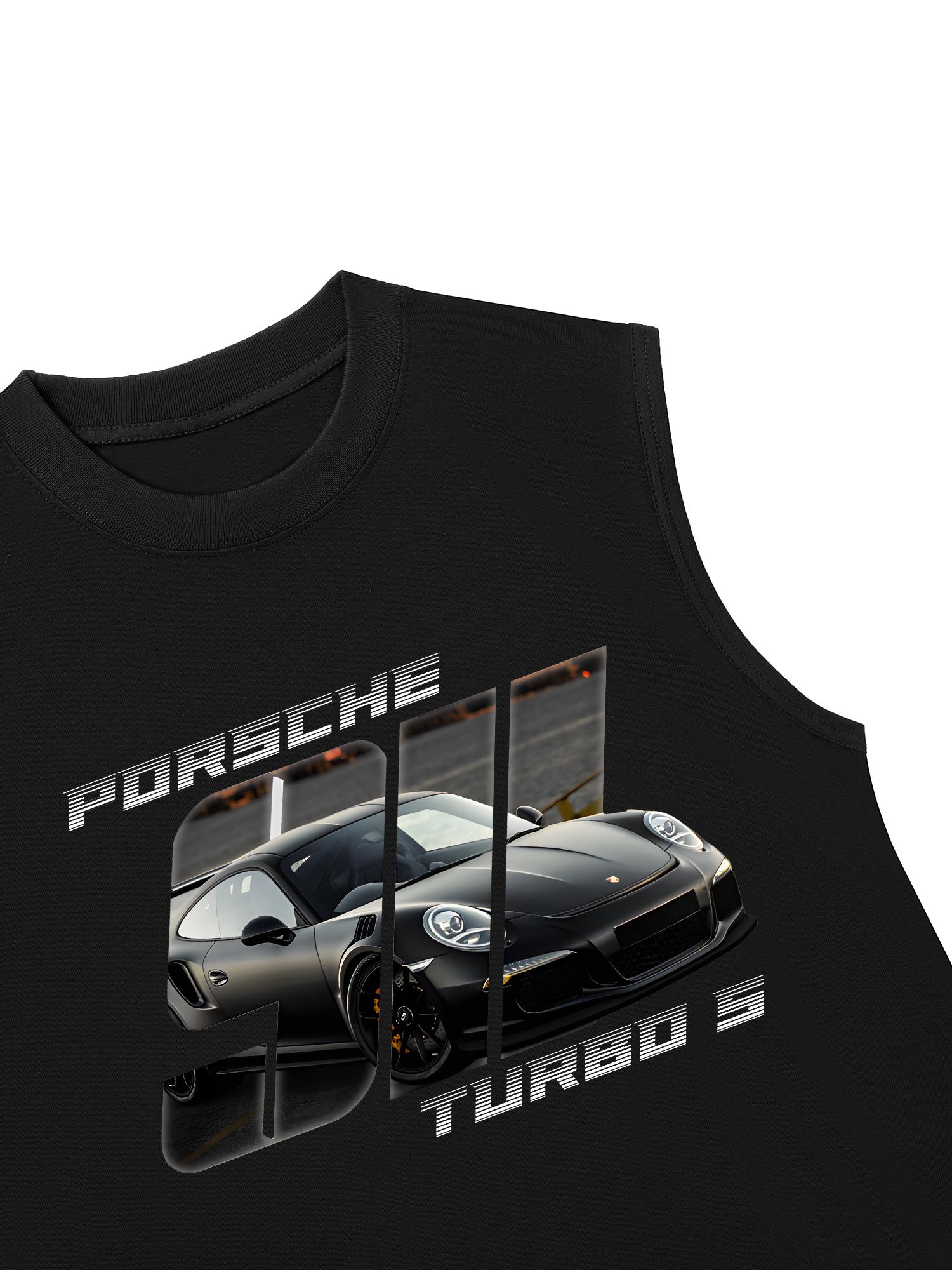 Áo Ba Lỗ Relaxed Fit Porsche Silver Turbo S
