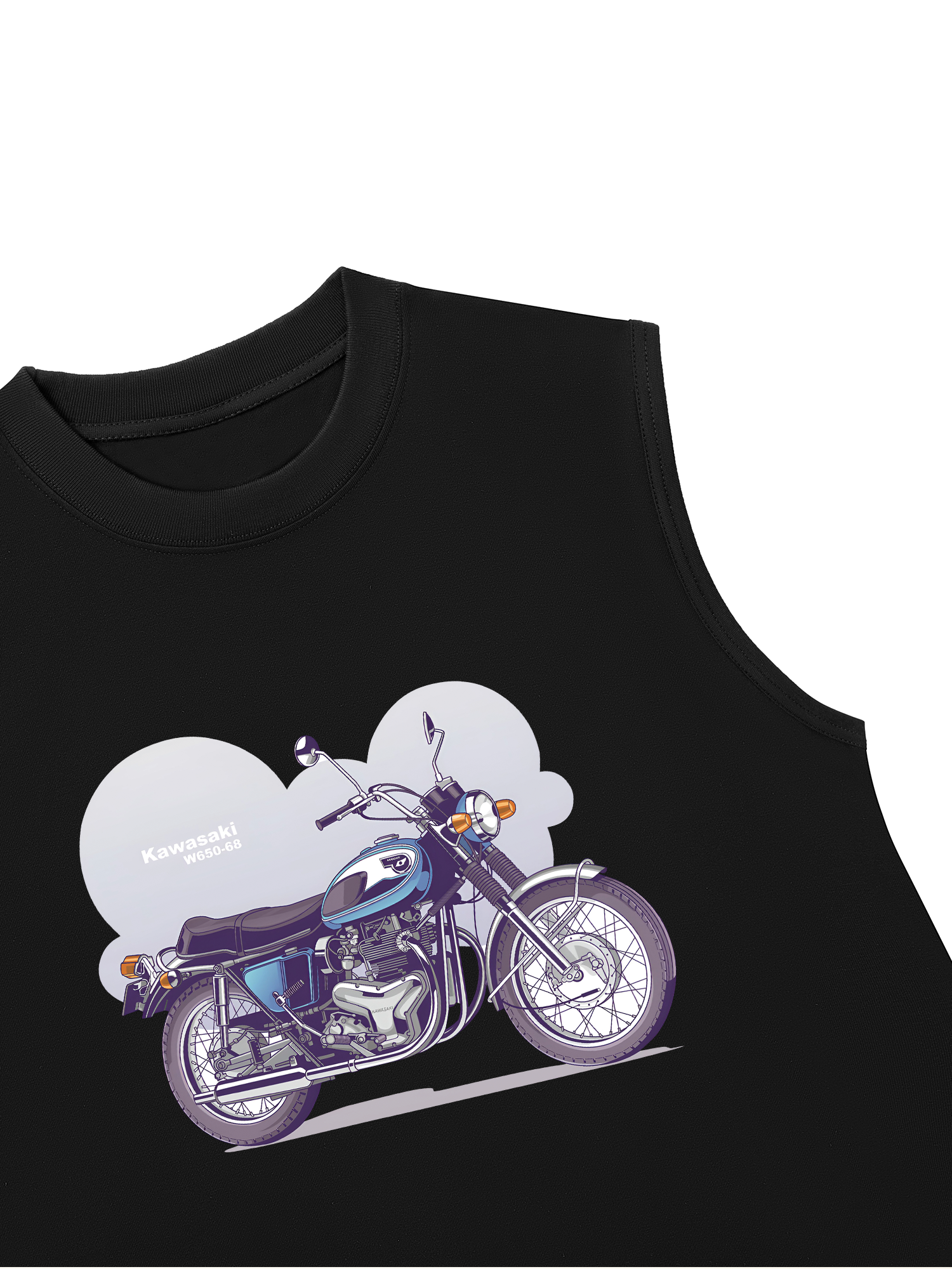 Áo Ba Lỗ Relaxed Fit Kawasaki W650-68