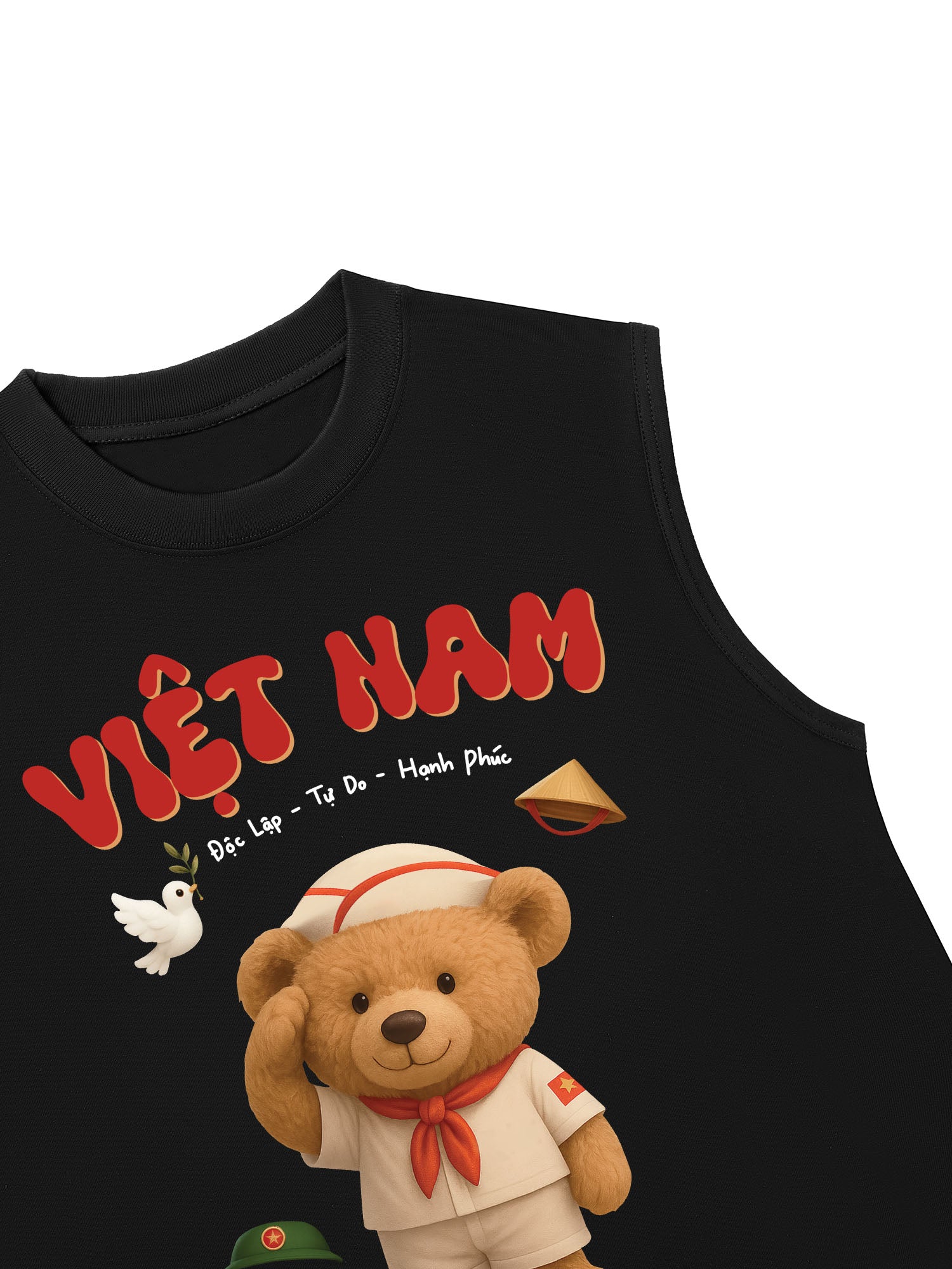 Áo Ba Lỗ Relaxed Fit Việt Nam Teddy