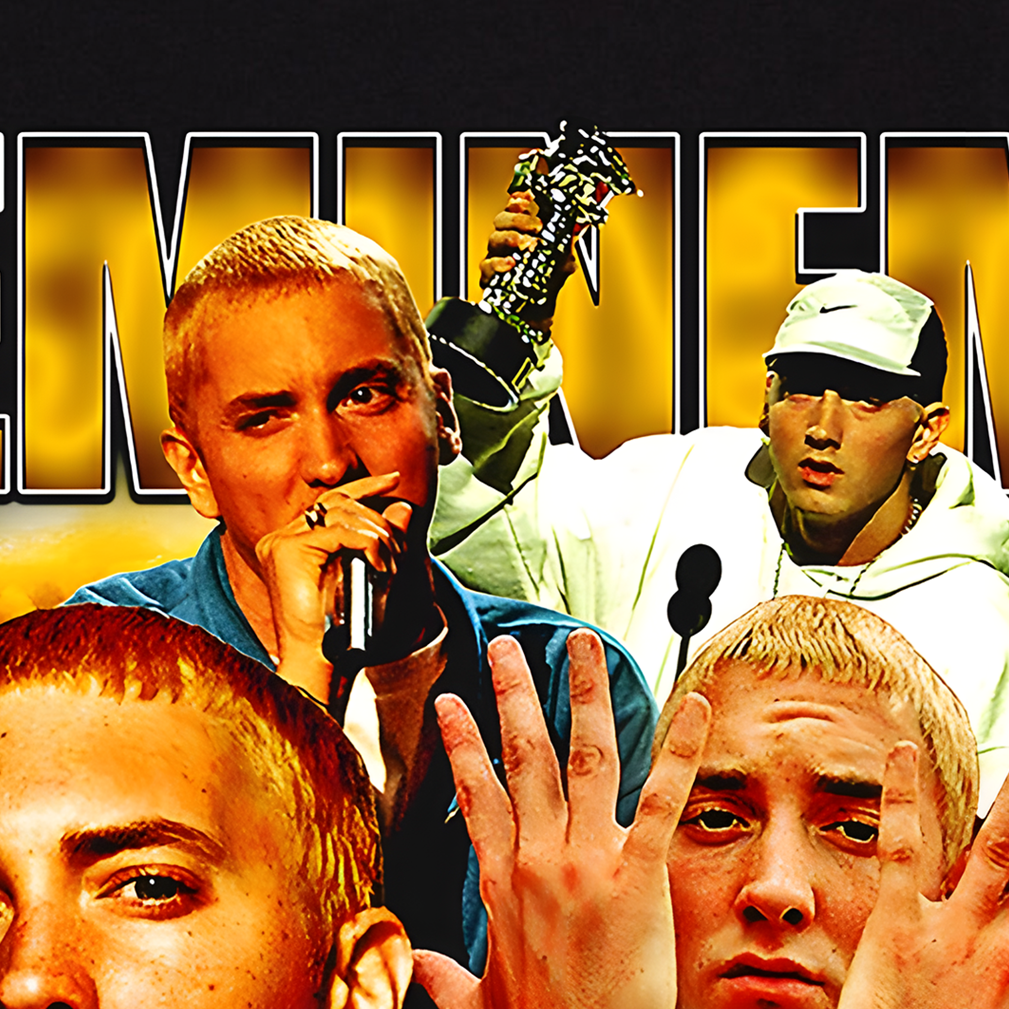 Áo Thun Oversize Rapper Eminem Vintage Style Essential