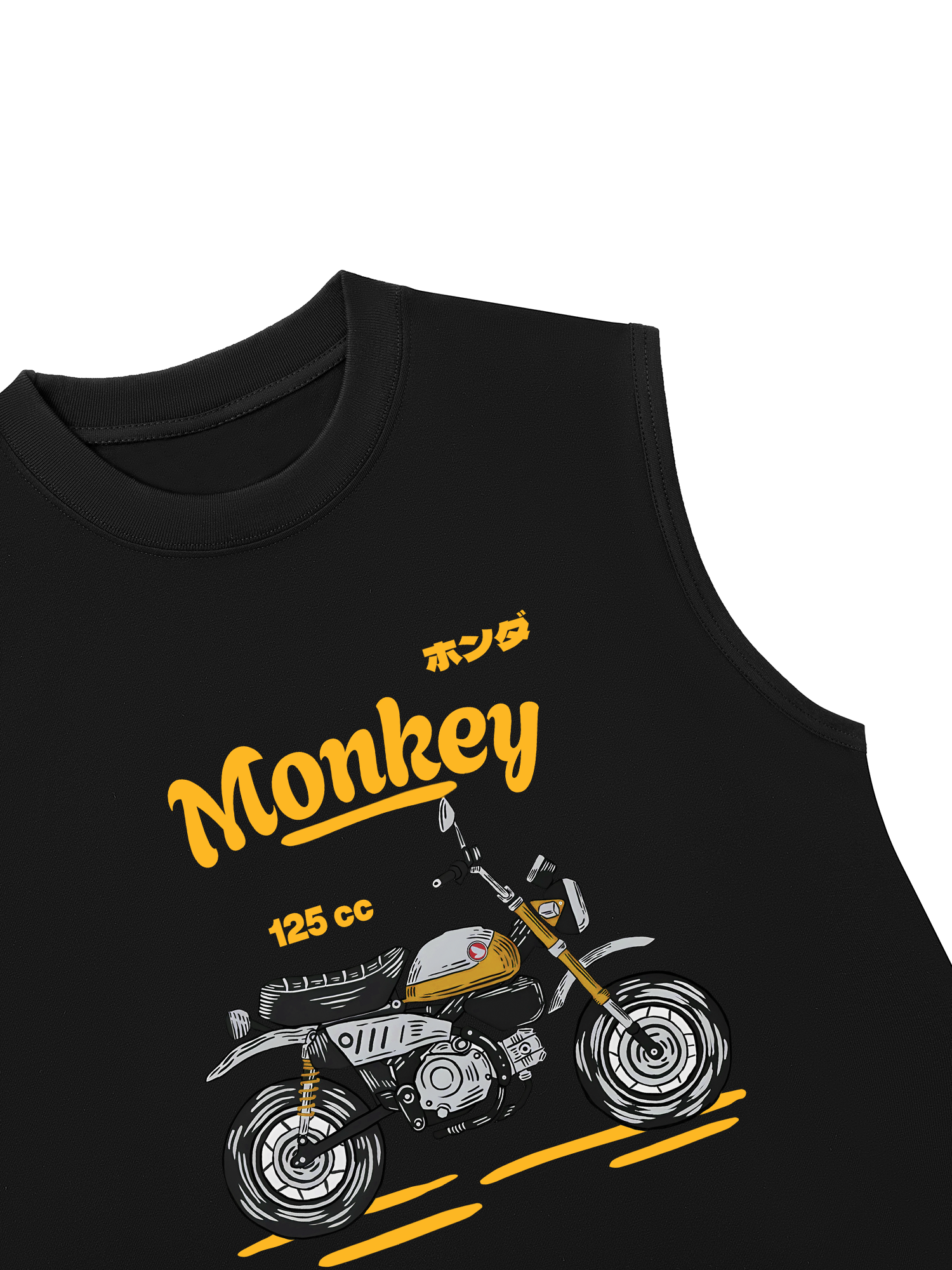 Áo Ba Lỗ Relaxed Fit Monkey 125cc