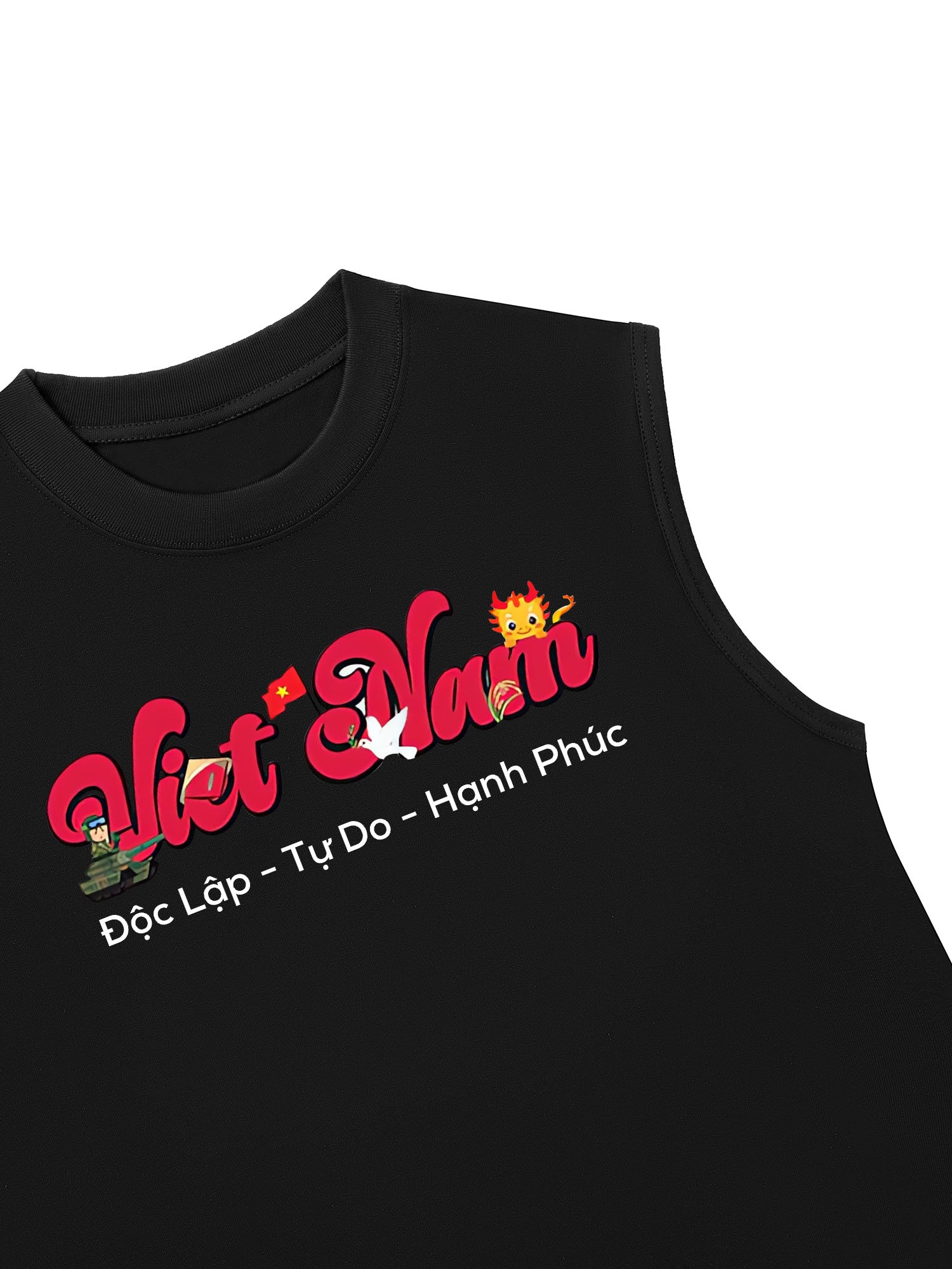 Áo Ba Lỗ Relaxed Fit Việt Nam Tự Do