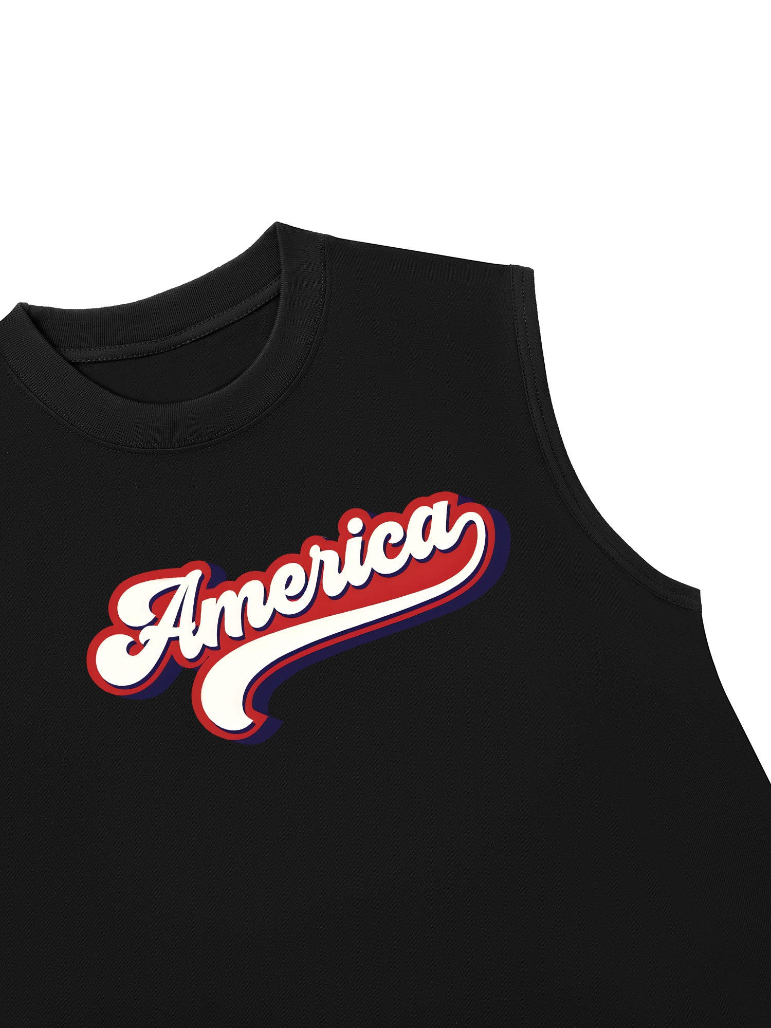 Áo Ba Lỗ Relaxed Fit USA Vintage America