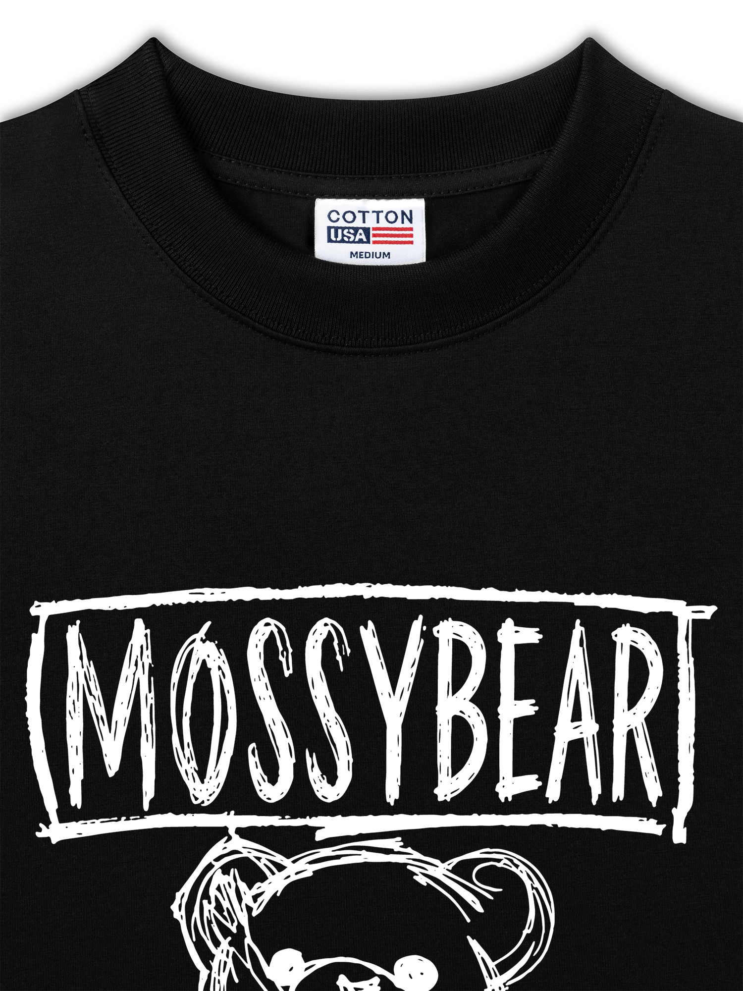 Áo Thun Relaxed Fit Mossy Bear Basic Bear