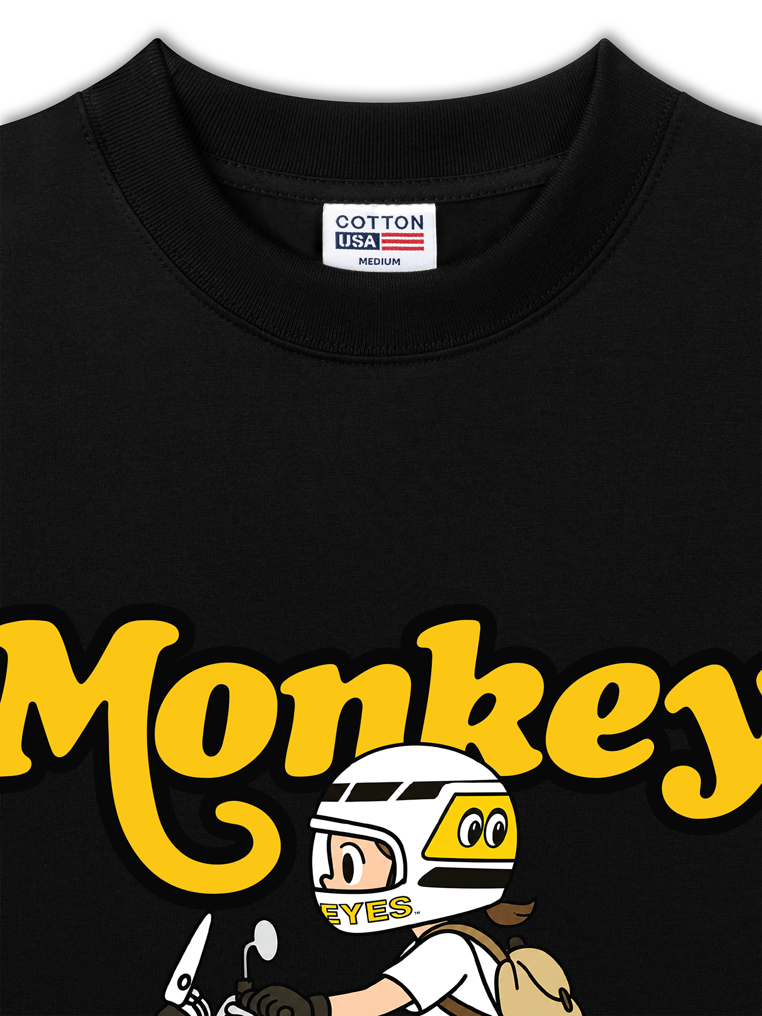 Áo Thun Relaxed Fit Motobike Monkey