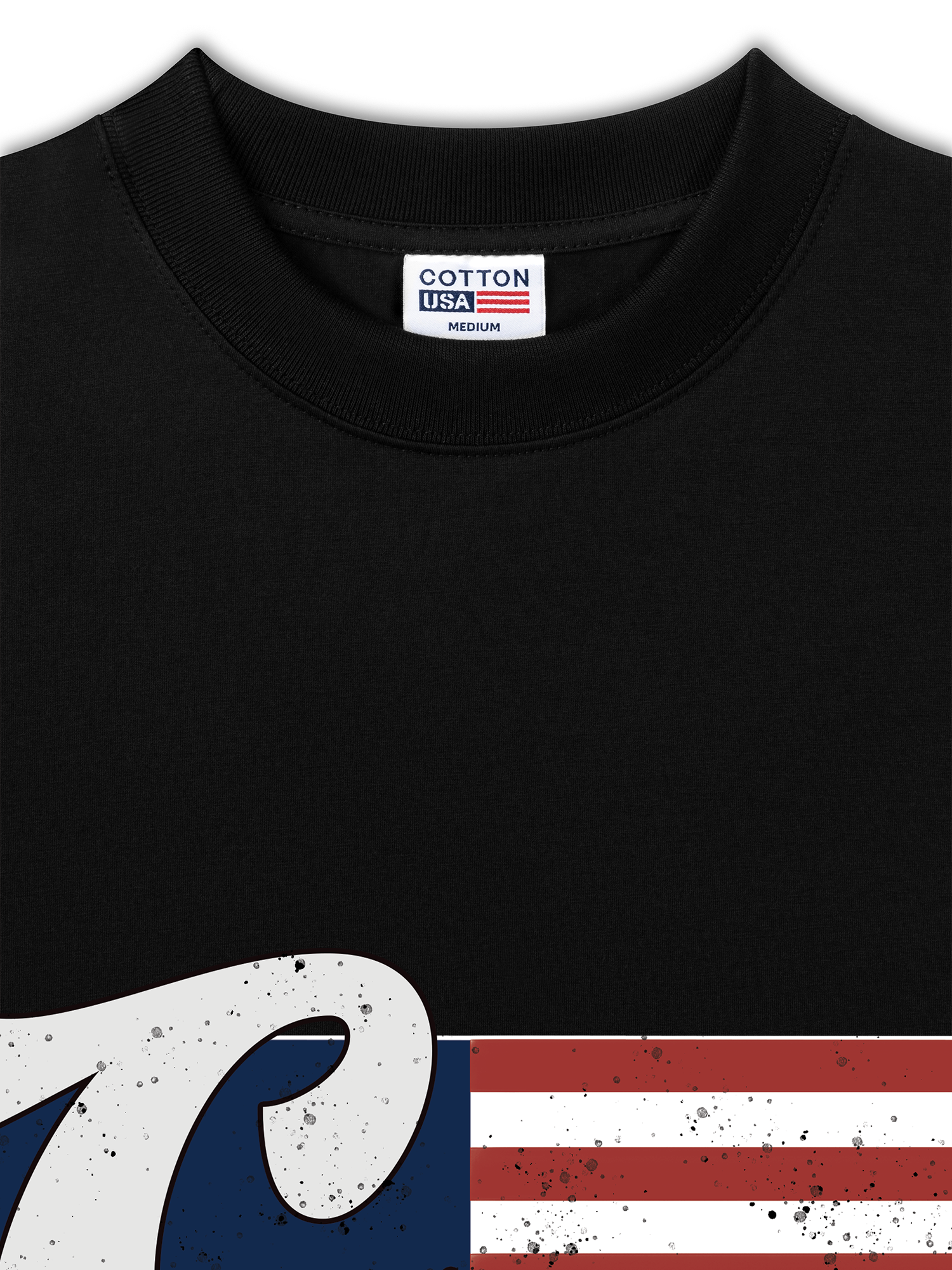 Áo Thun Relaxed Fit USA Vintage Flag