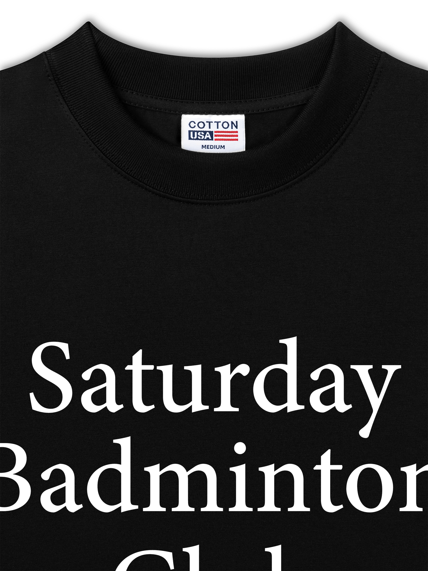 Áo Thun Relaxed Fit Saturday Badminton Club